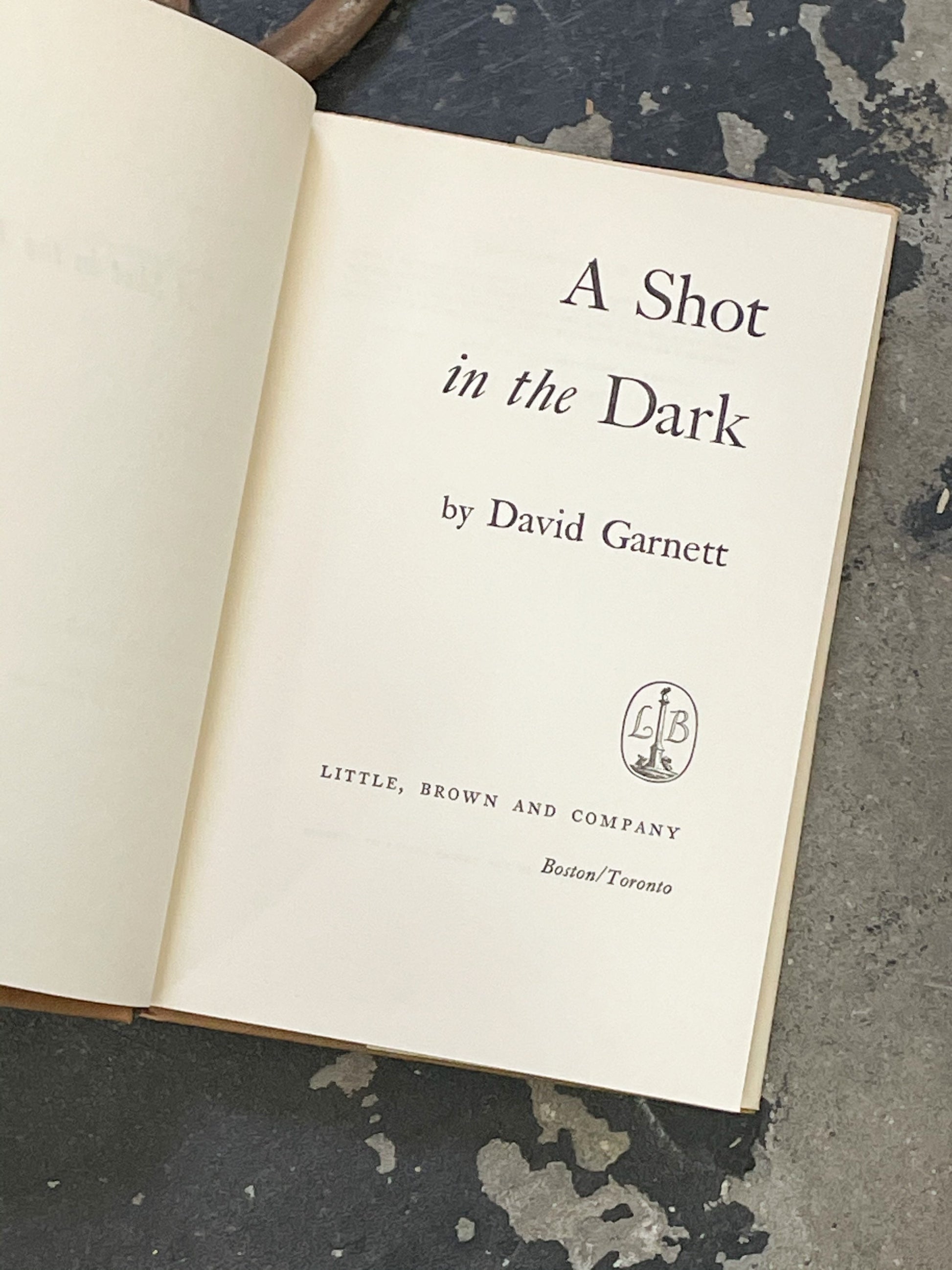 Vintage Book, A Shot in the Dark