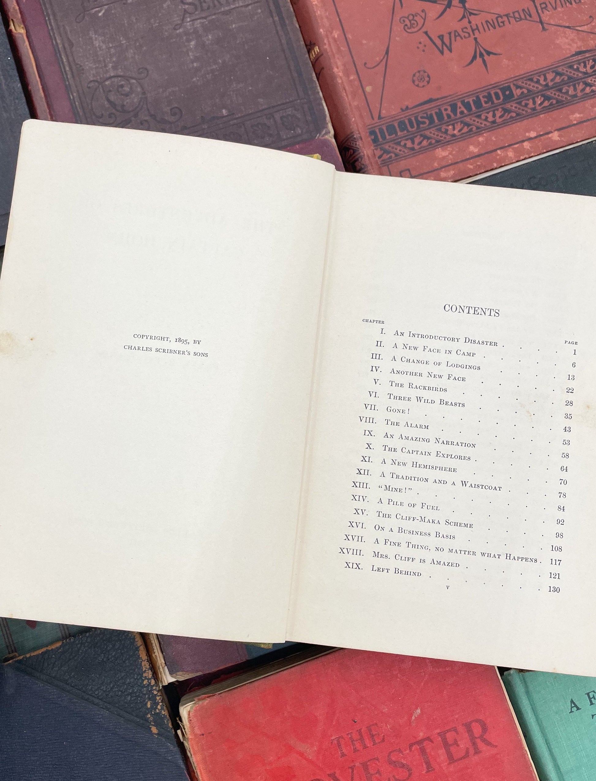 Beautiful Antique Book, The Adventures of Captain Horn