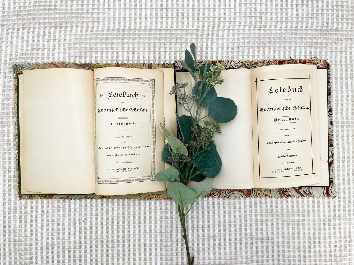 Antique German Books, Unterstufe- Evangelische Schulen