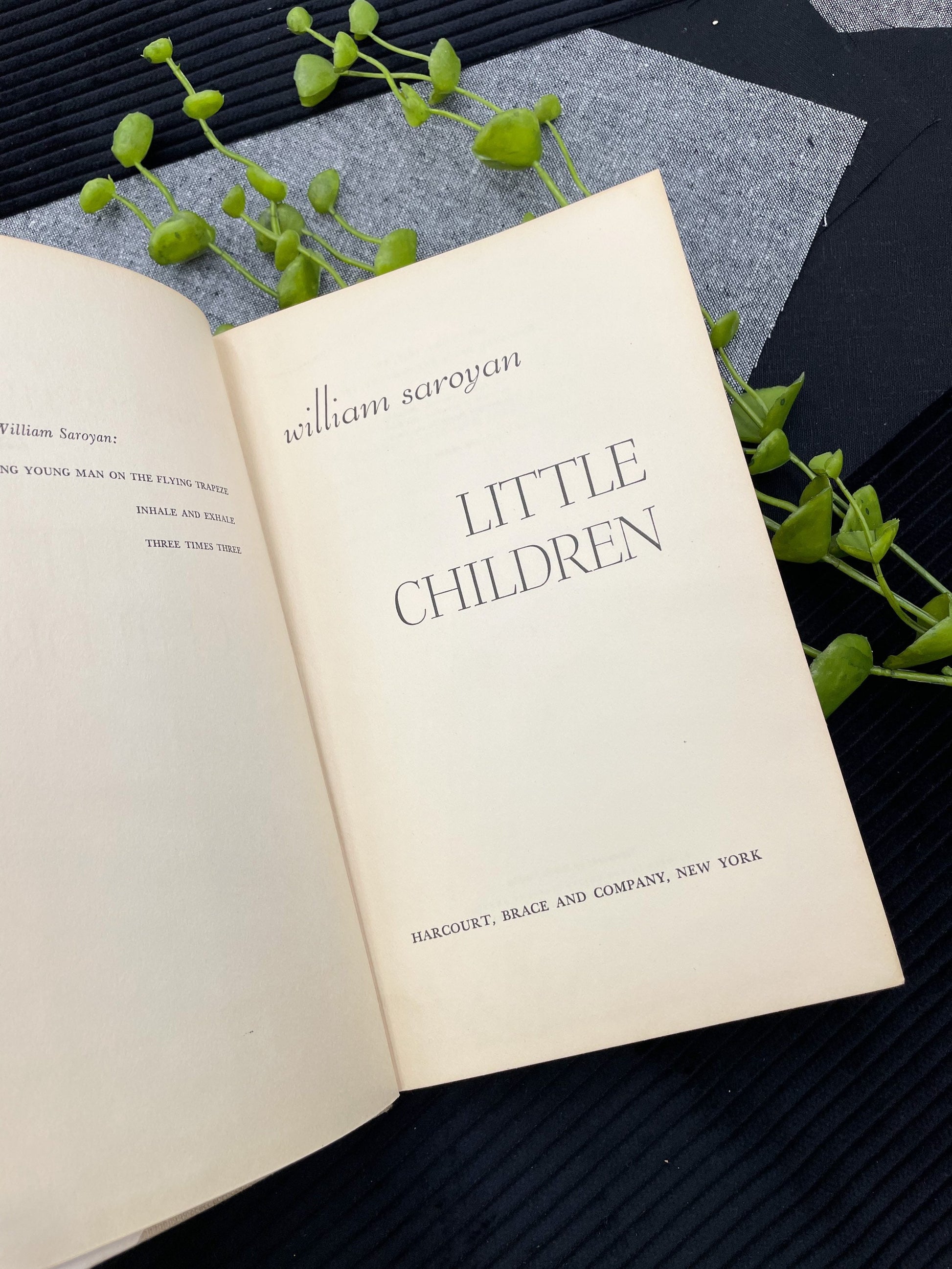 Rare Books, Little Children by William Saroyan
