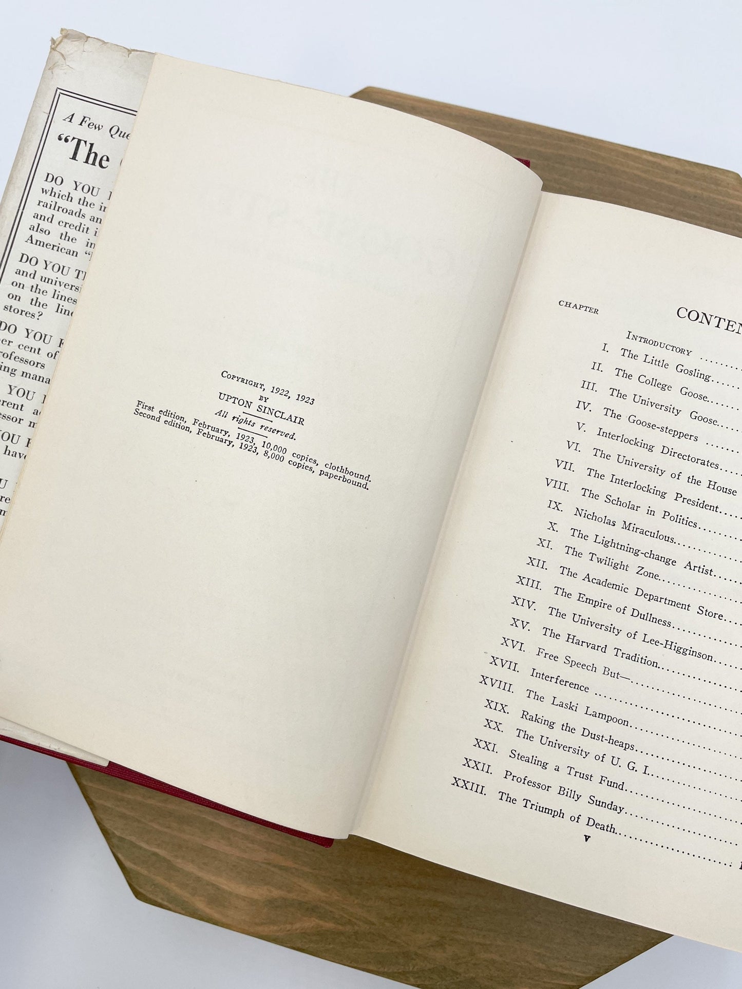 First Edition Vintage Book, The Goose-Step
