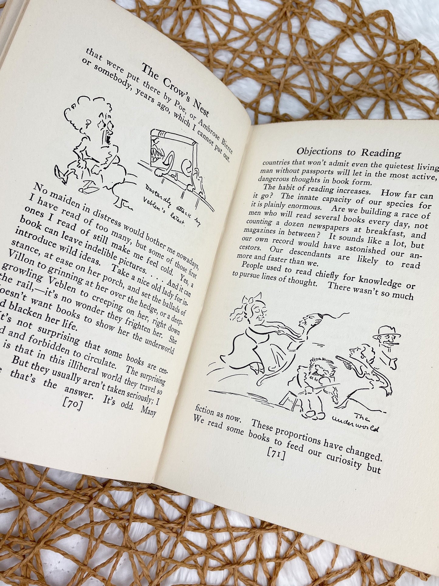 Antique Book, The Crow's Nest by Clarence Day Jr.