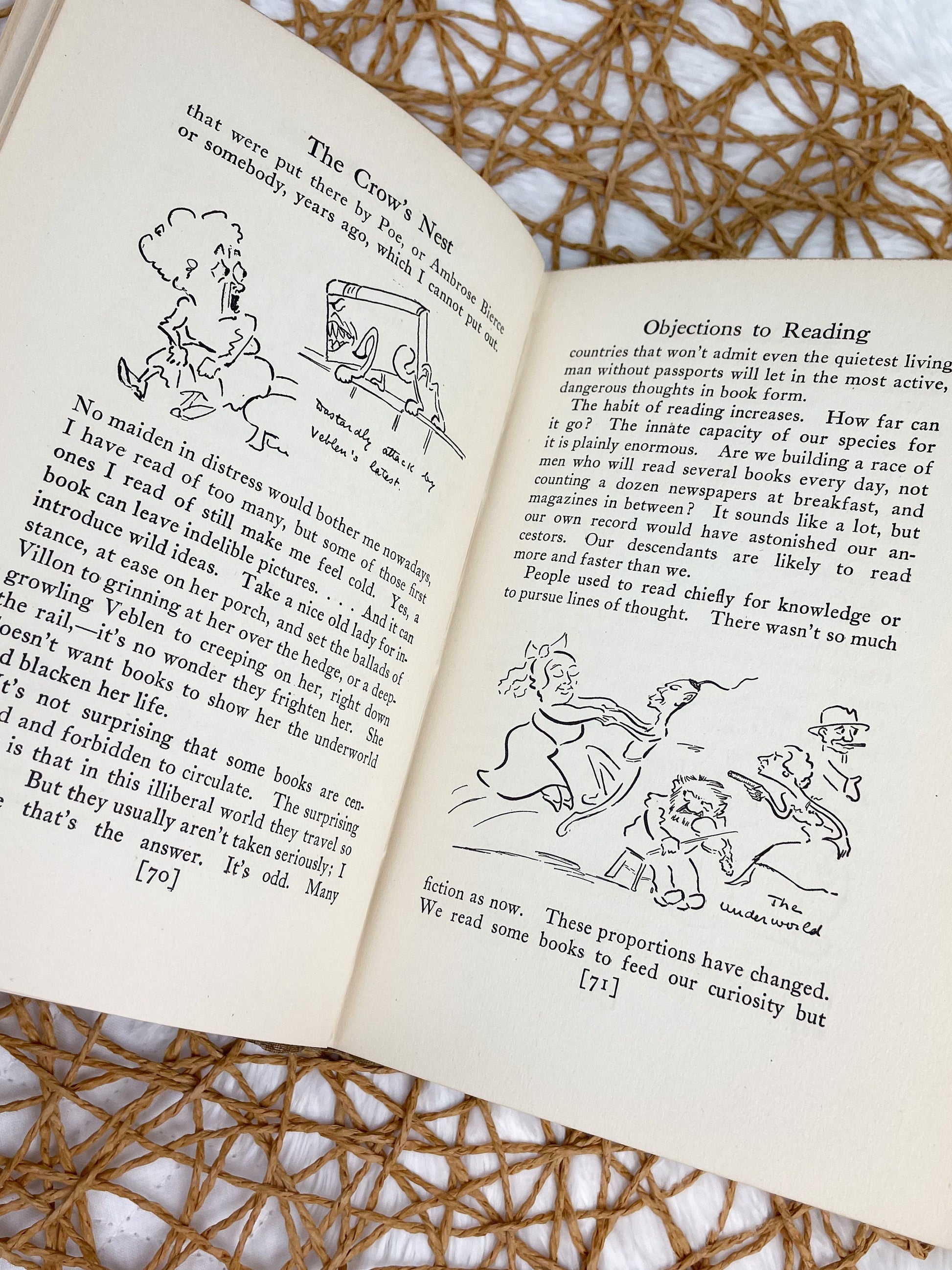 Antique Book, The Crow's Nest by Clarence Day Jr.