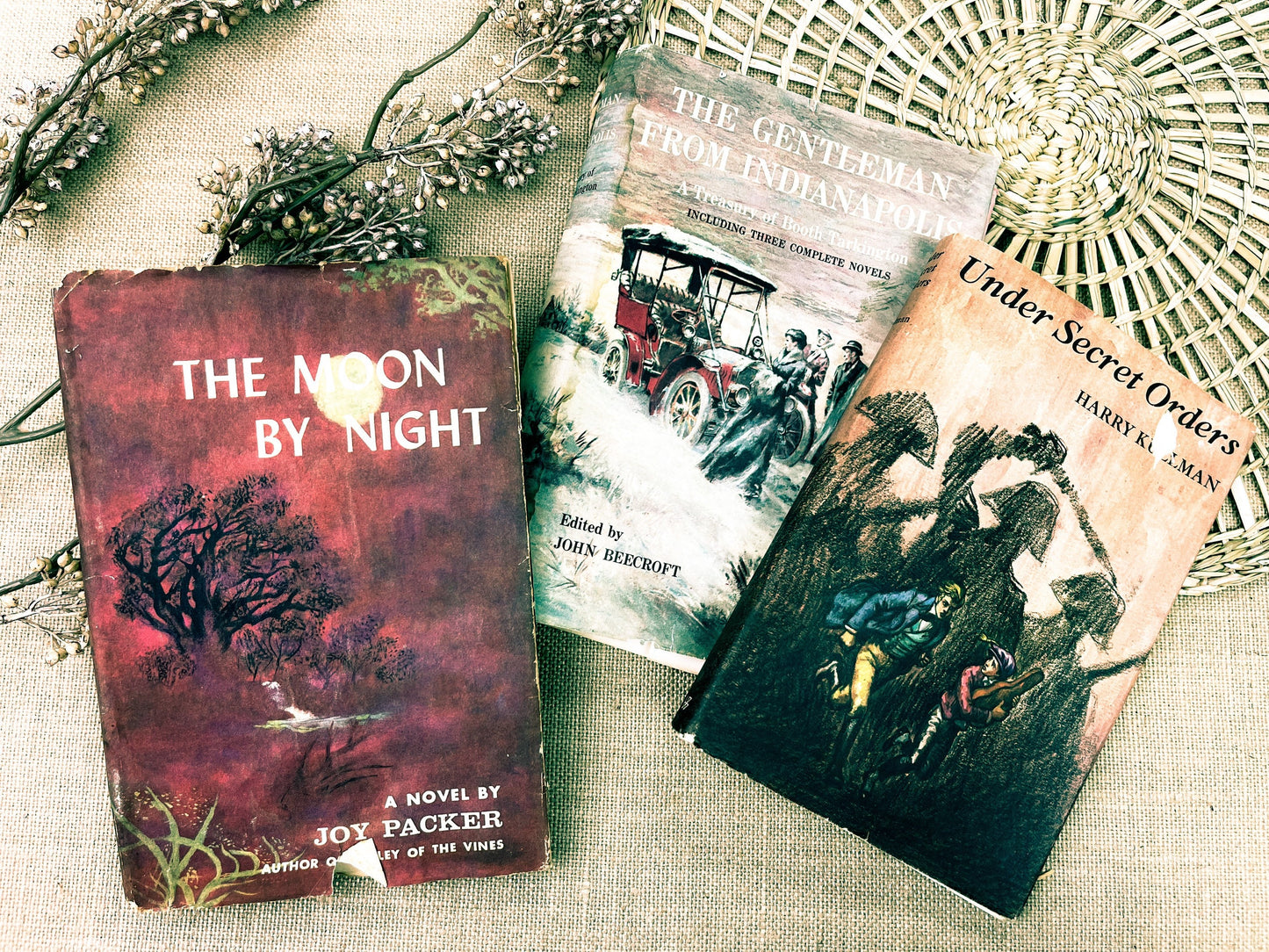 Ephemera for Junk Journaling, Vintage Book Dust Jackets