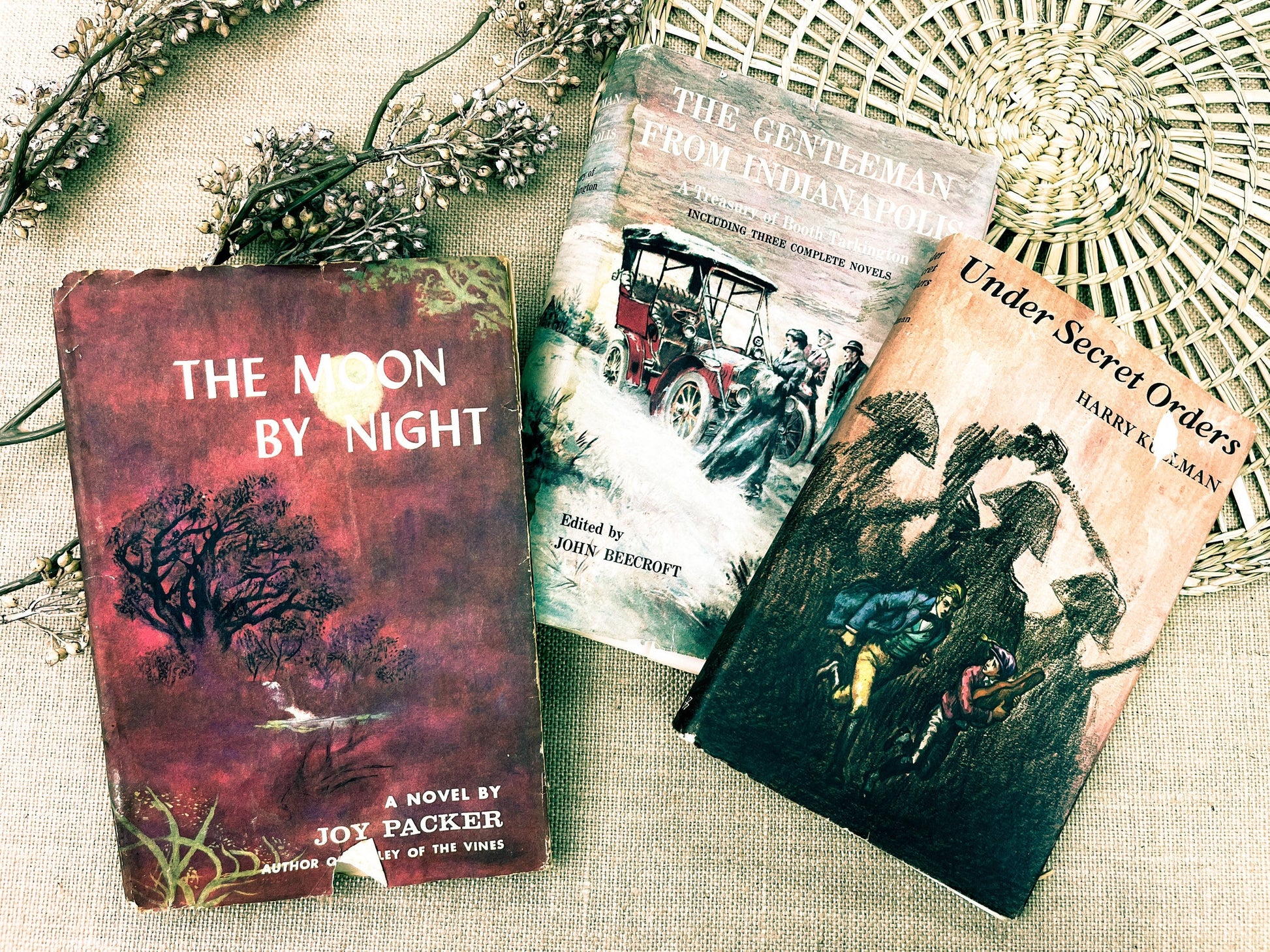 Ephemera for Junk Journaling, Vintage Book Dust Jackets