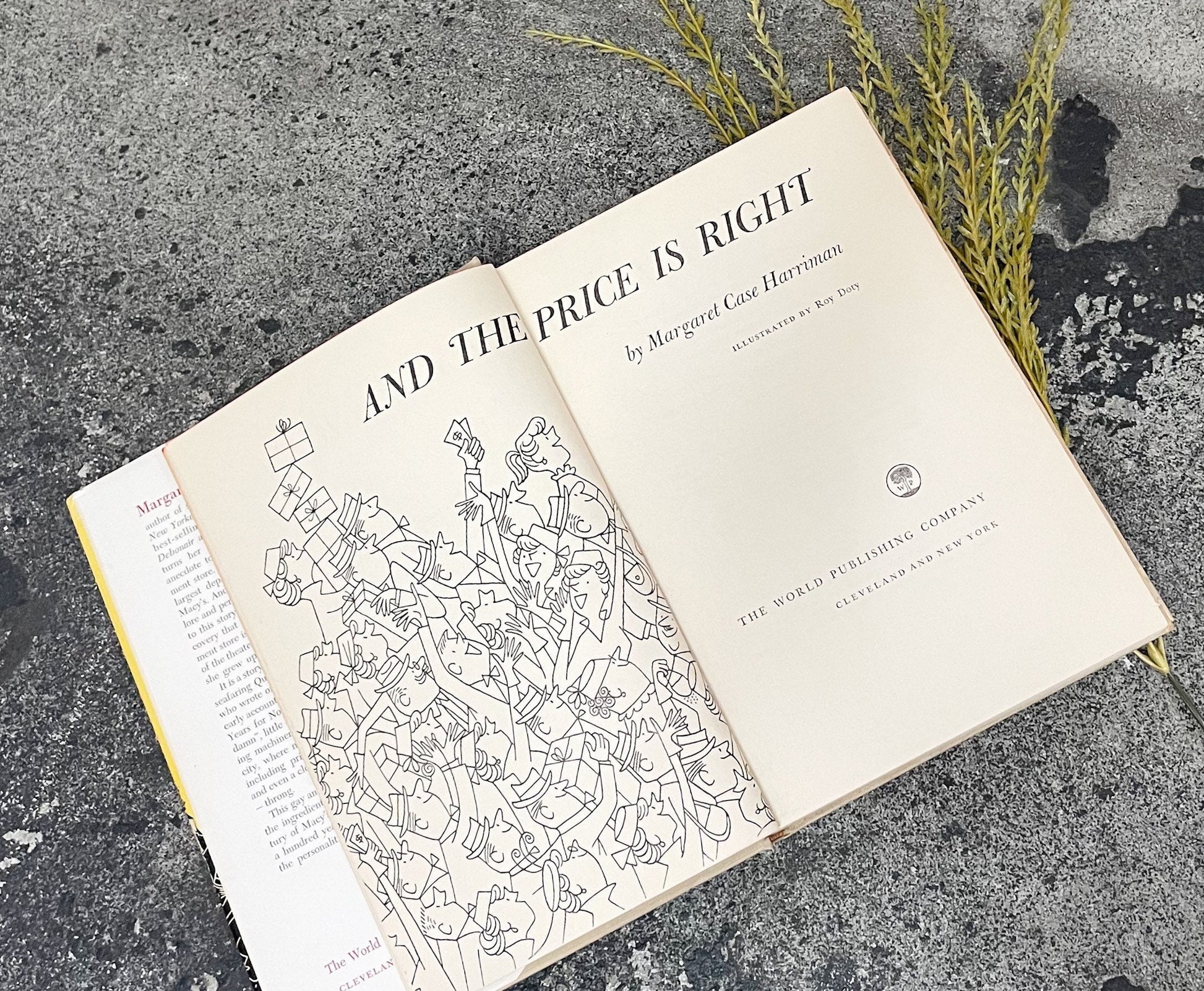 First Edition Book, And the Price is Right by Margaret Case Harriman