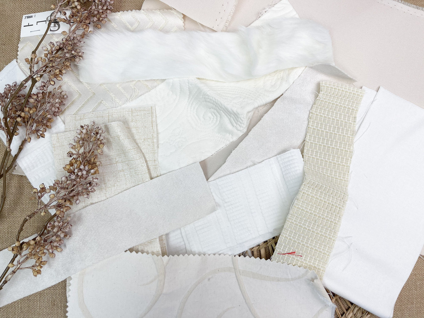 Fabric Scraps for Junk Journals, Scrapbook Supplies, and Card Making