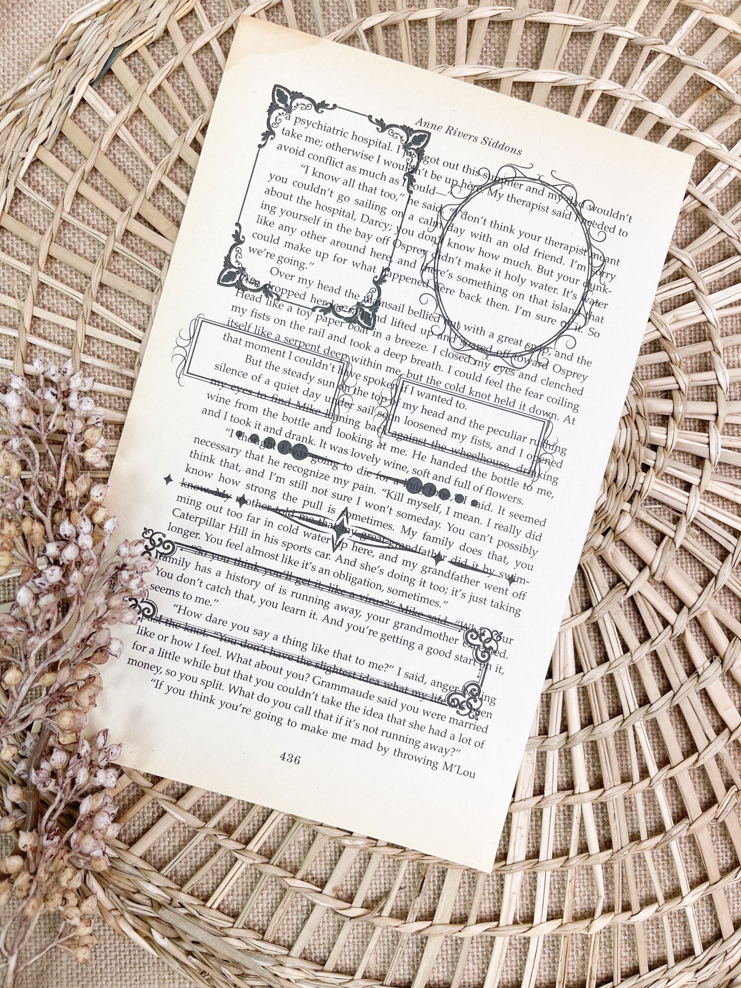 Book Page Ephemera for Scrapbooking and Junk Journals