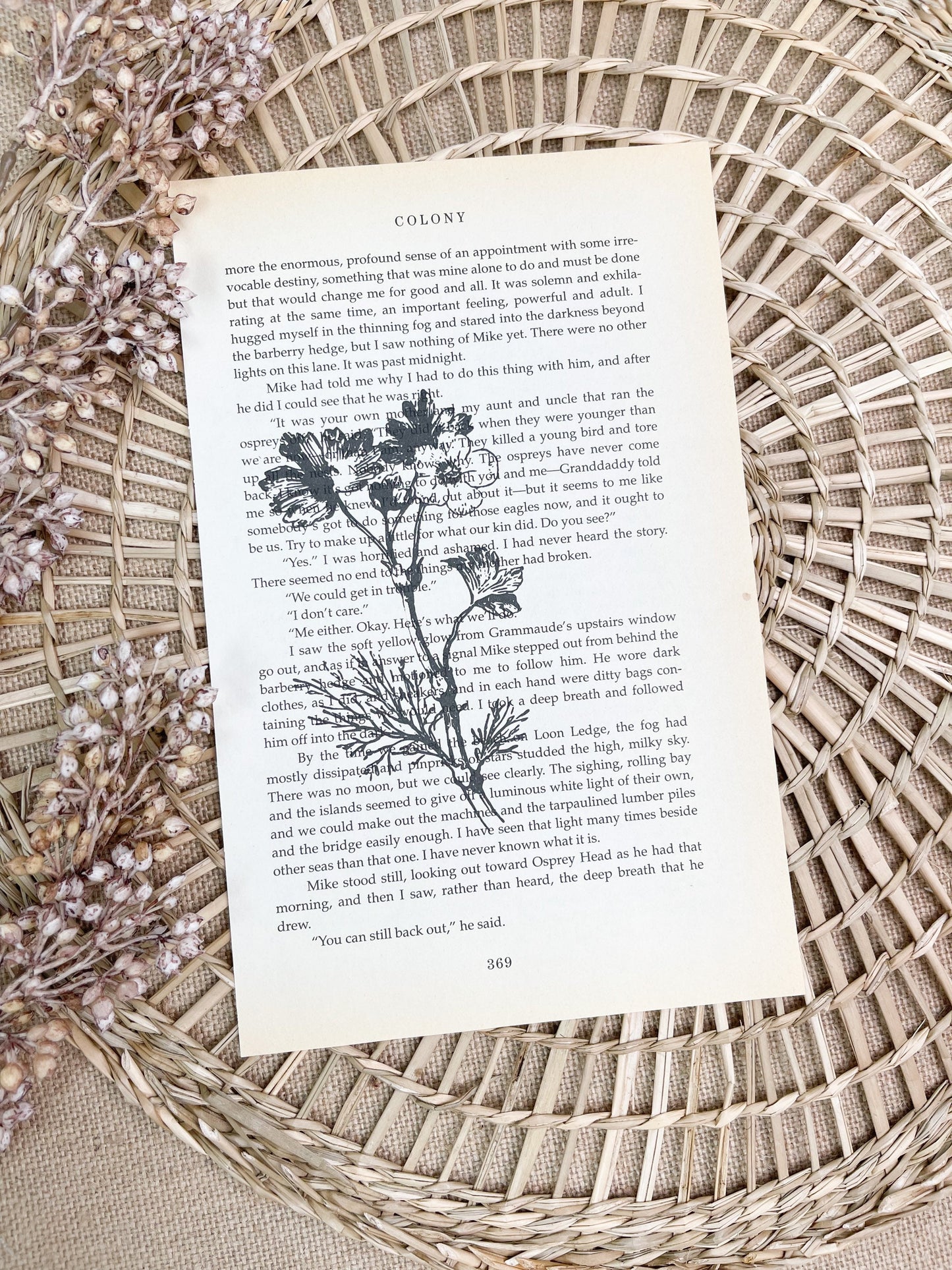 Botanical Prints for Scrapbooks, Junk Journals, and Card Making, Ephemera