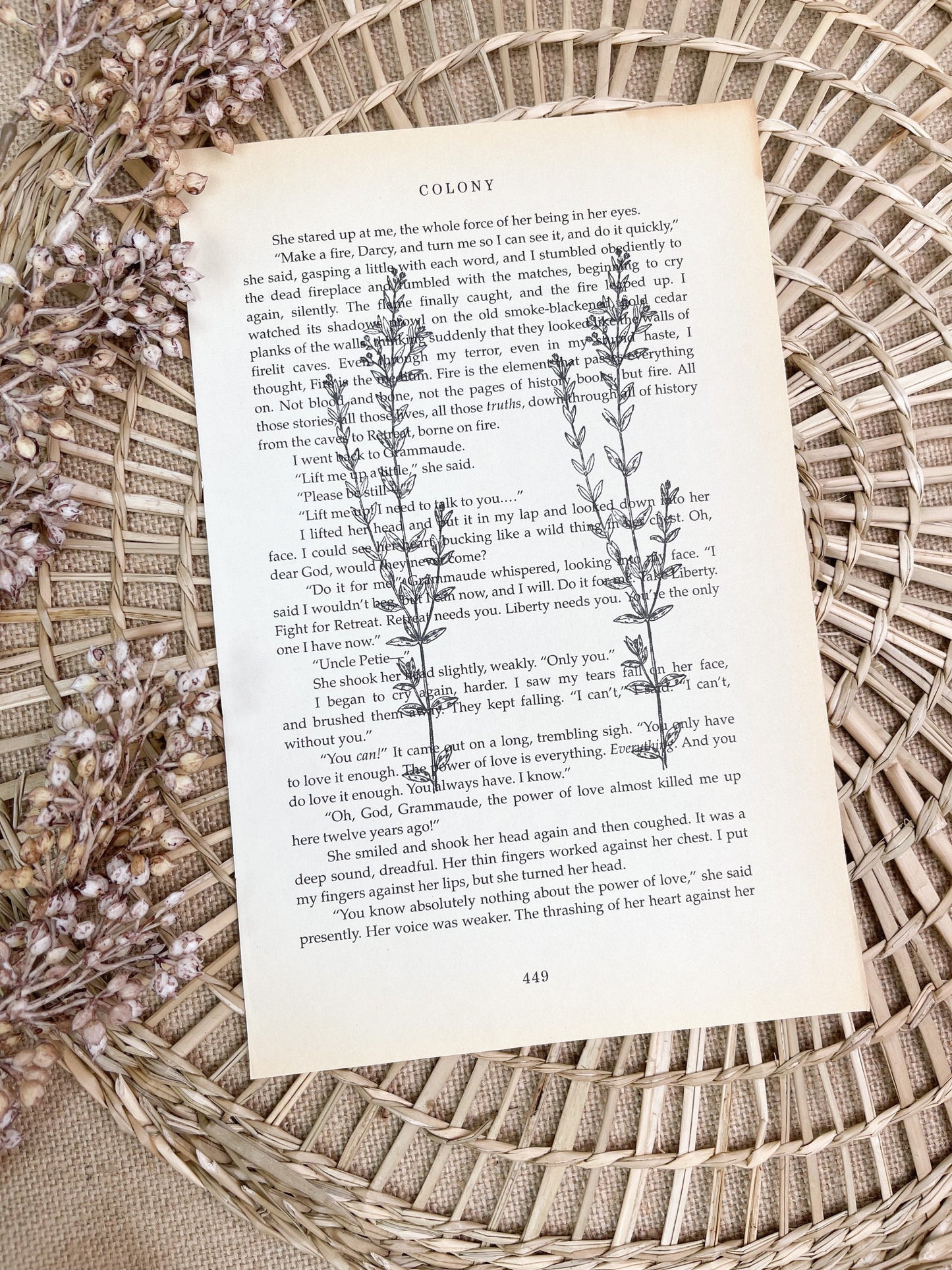 Botanical Prints for Scrapbooks, Junk Journals, and Card Making, Ephemera