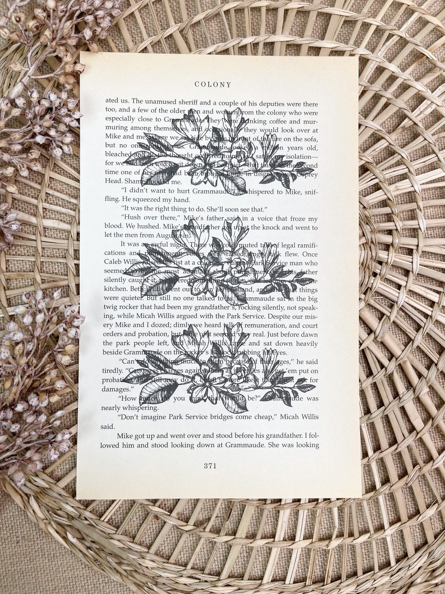 Botanical Prints for Scrapbooks, Junk Journals, and Card Making, Ephemera