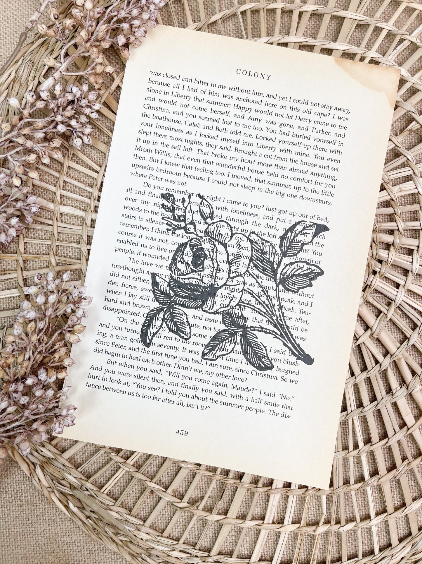 Botanical Prints for Scrapbooks, Junk Journals, and Card Making, Ephemera