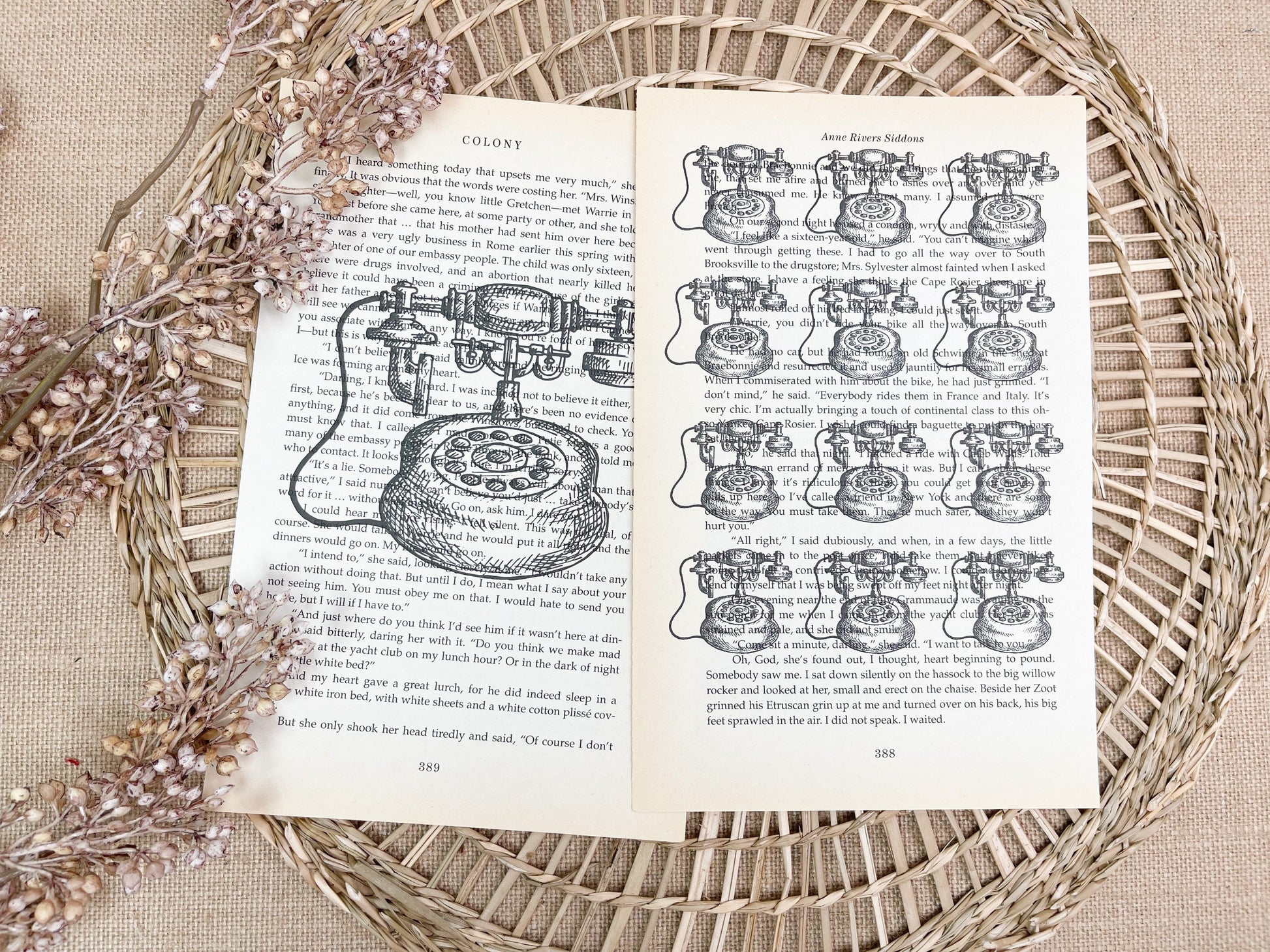 Printed Book Pages for Paper Crafting, Junk Journal Supplies, and Scrapbooking