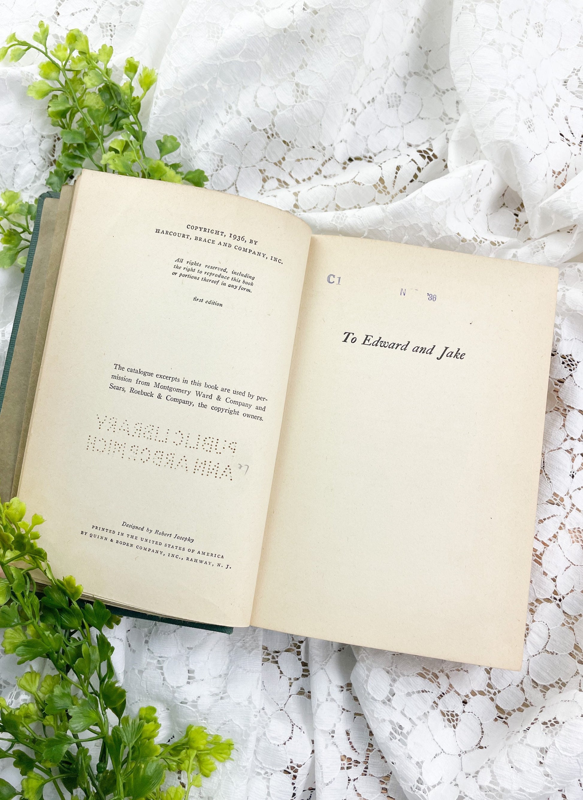 First Edition Novel, Catalogue, George Milburn, Catalogue by George Milburn