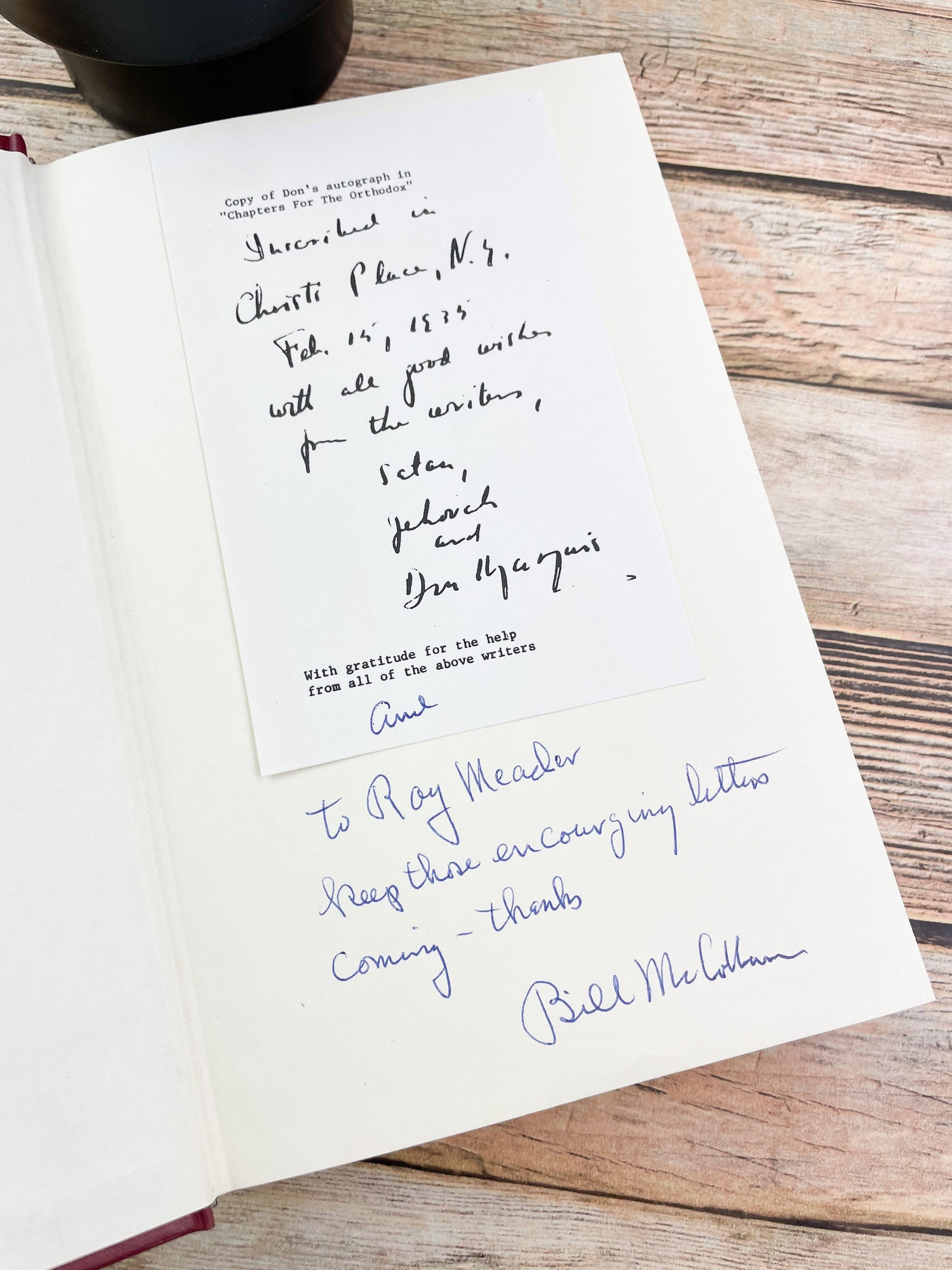 Signed Book, Inscribed Book, First Edition, Selected Letters of Don Marquis, Edited by William McCollum Jr.
