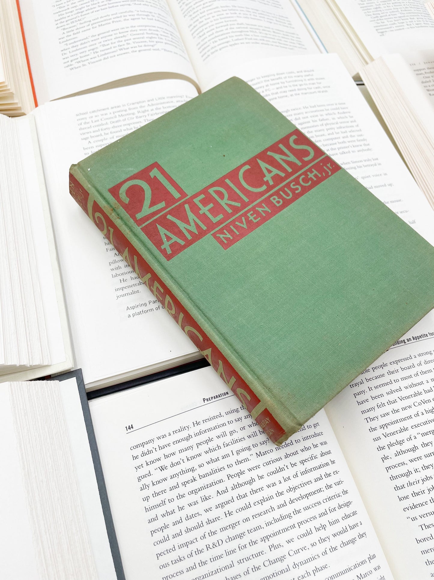 Rare First Edition, 21 Americans by Niven Busch Jr.