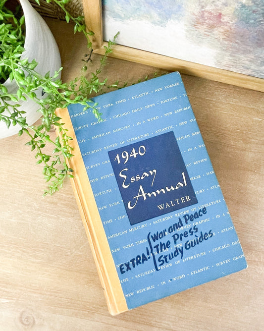 Signed Book, 1940 Essay Annual by Erich Walter