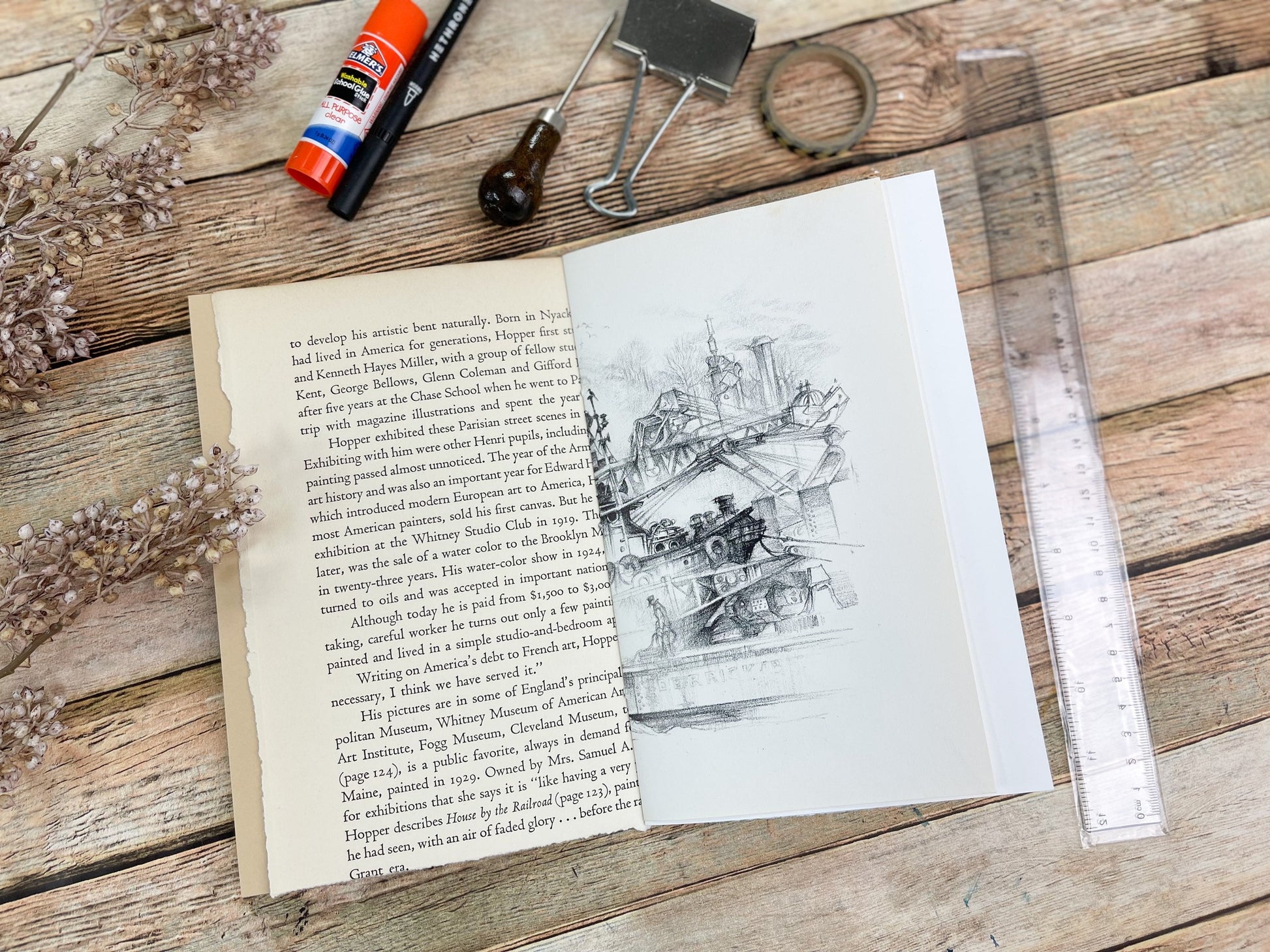 Journaling Beginner Kit, Vintage Ephemera, Journaling Signature, Premade