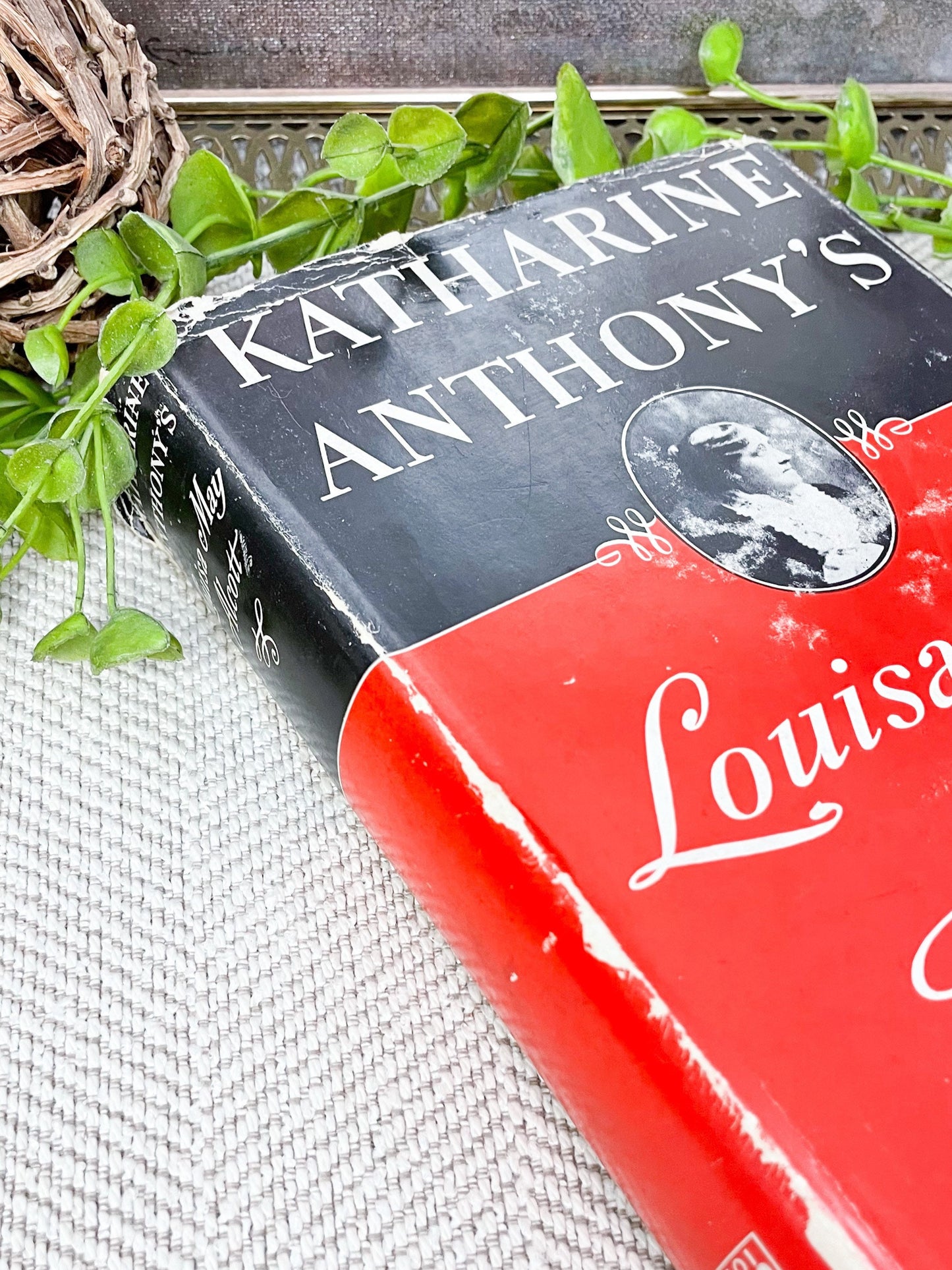 Antique Book, Biography about Louisa May Alcott, Louisa May Alcott by Katharine Anthony