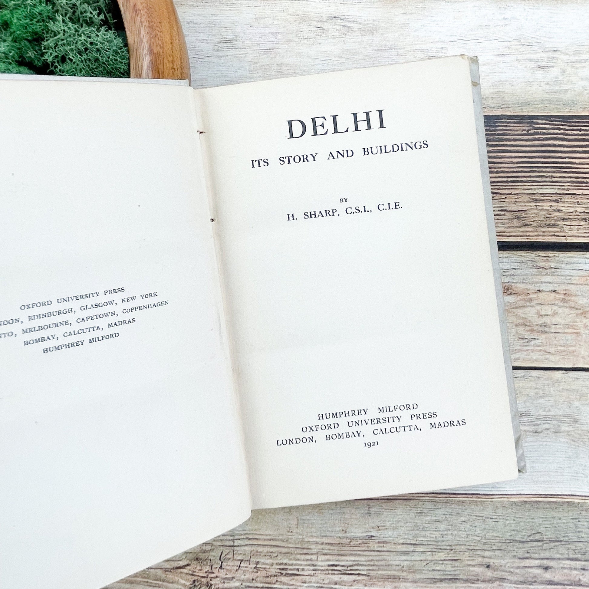 Rare Books, Vintage Book, Delhi by H. Sharp