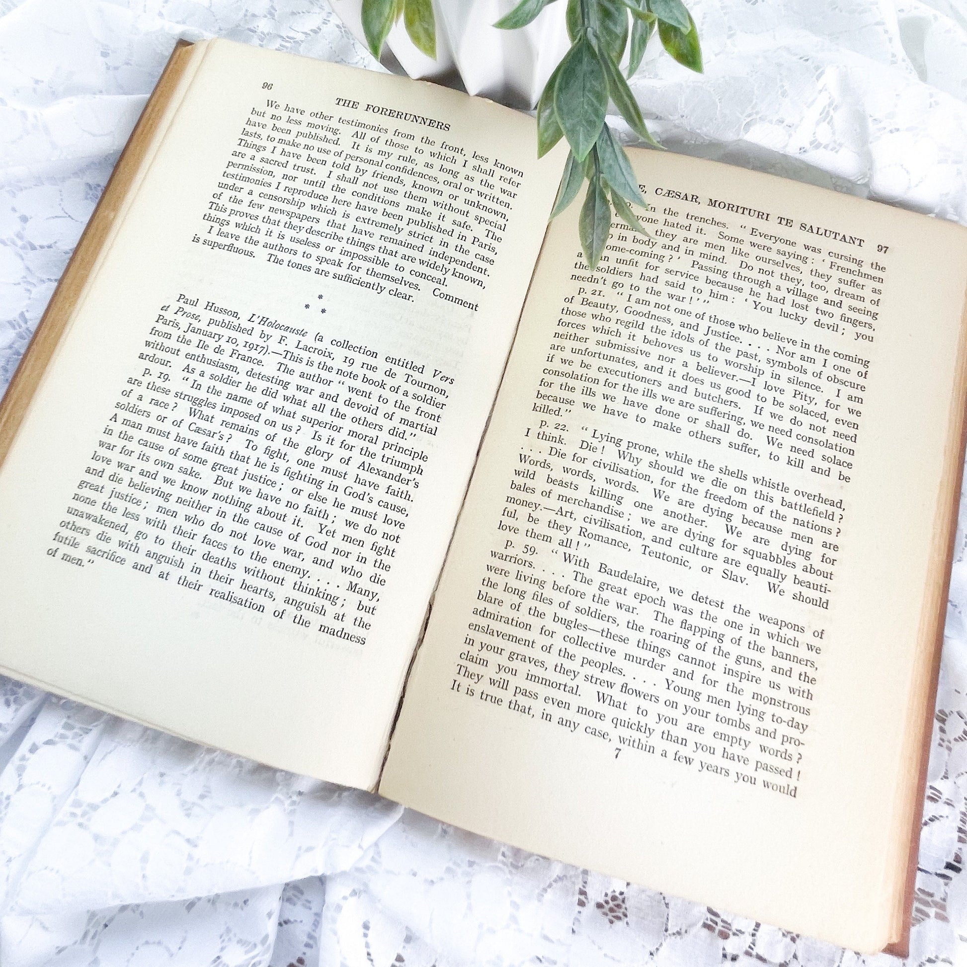 Rare Books, The Forerunners by Romain Rolland