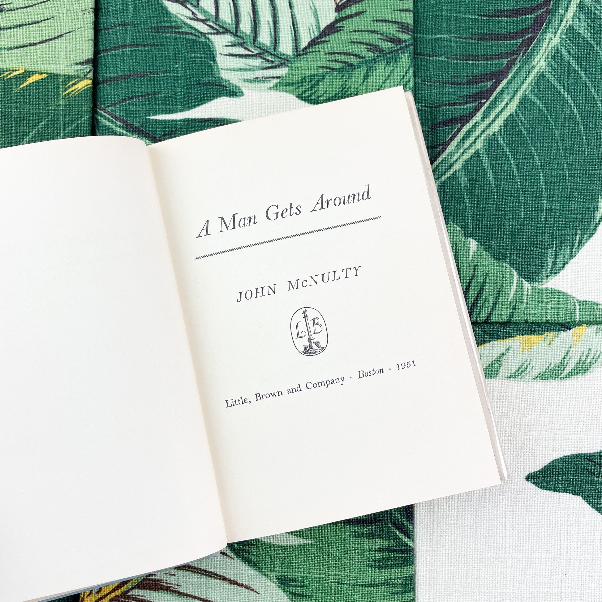 Vintage Book, First Edition, A Man Gets Around by John McNulty
