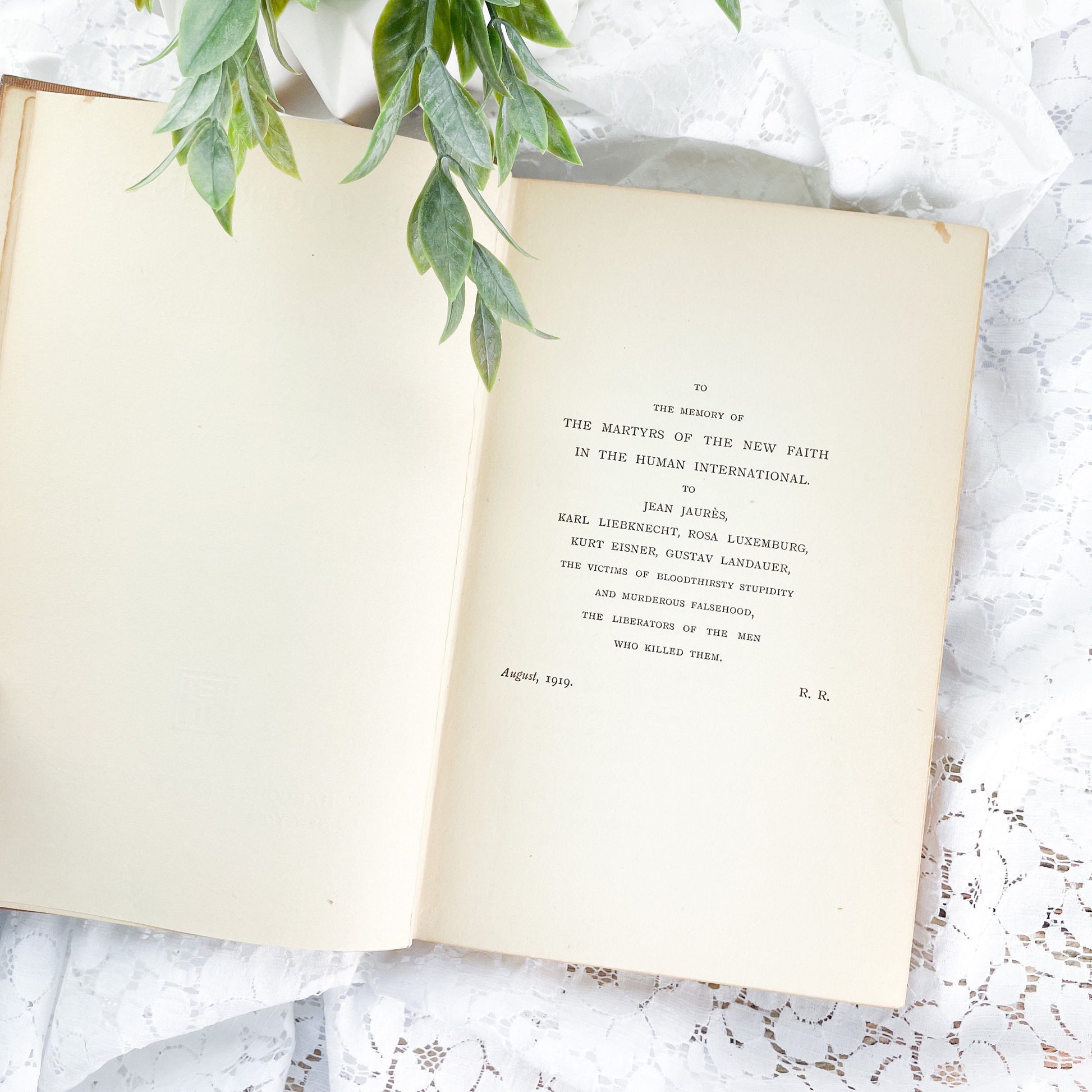 Rare Books, The Forerunners by Romain Rolland