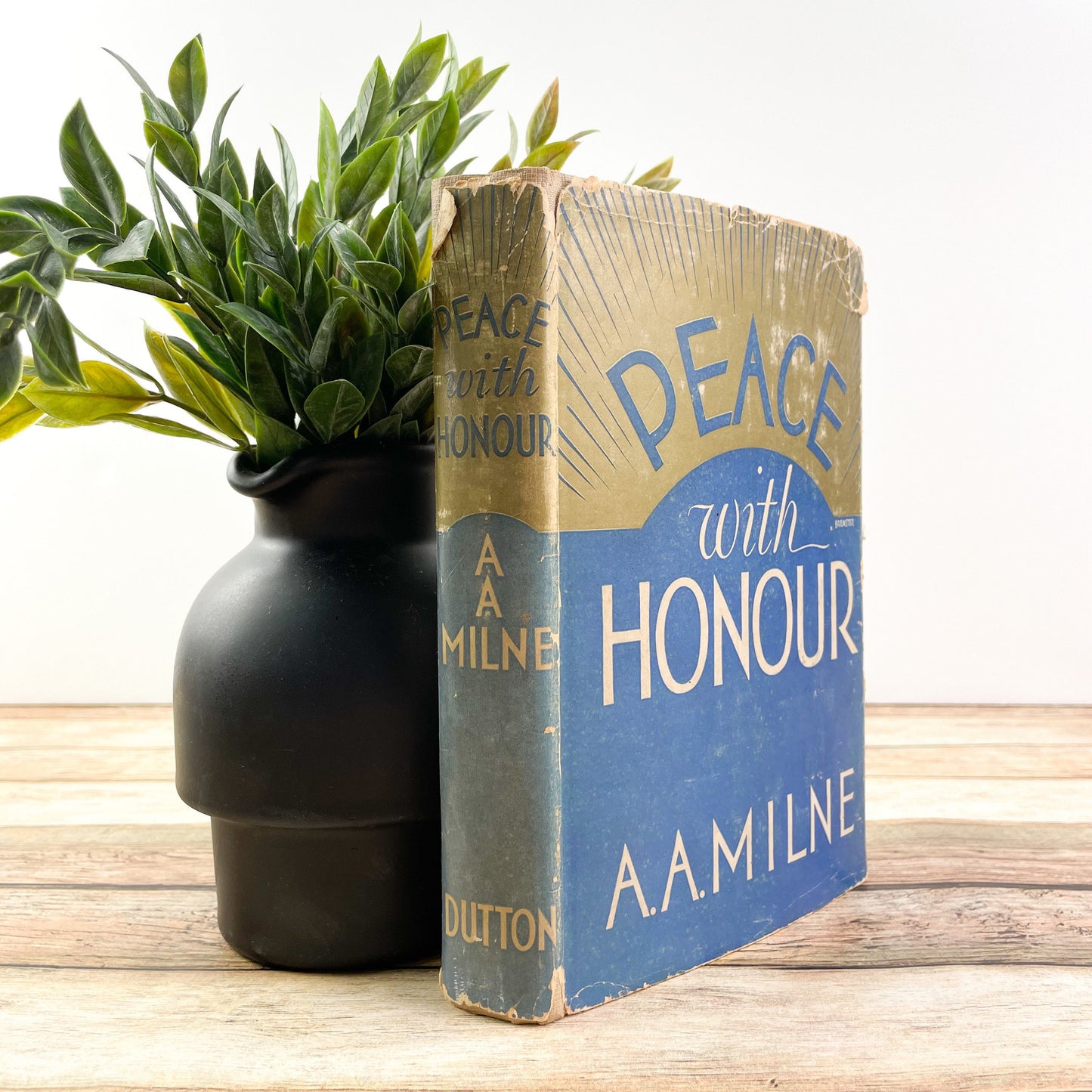 Vintage Book, Rare Book, Peace with Honour by A.A. Milne