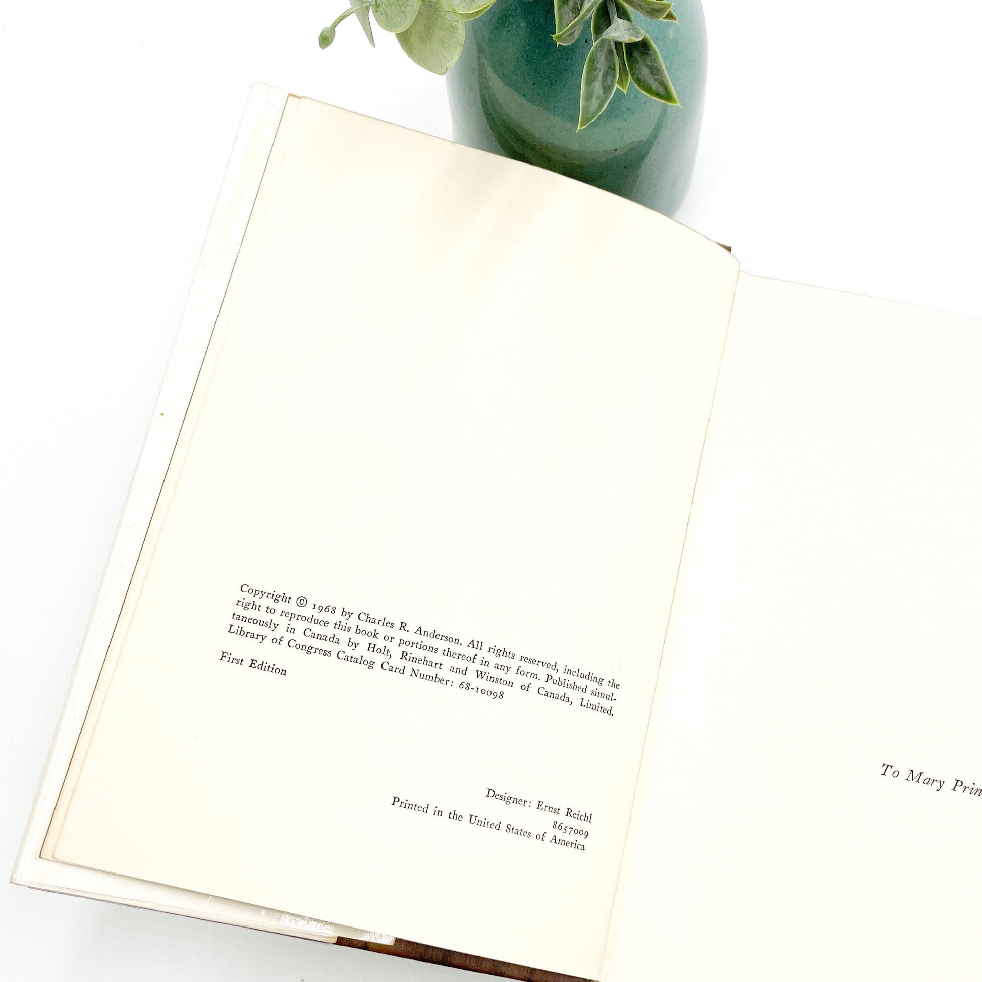 First Edition, The Magic Circle of Walden by Charles R. Anderson