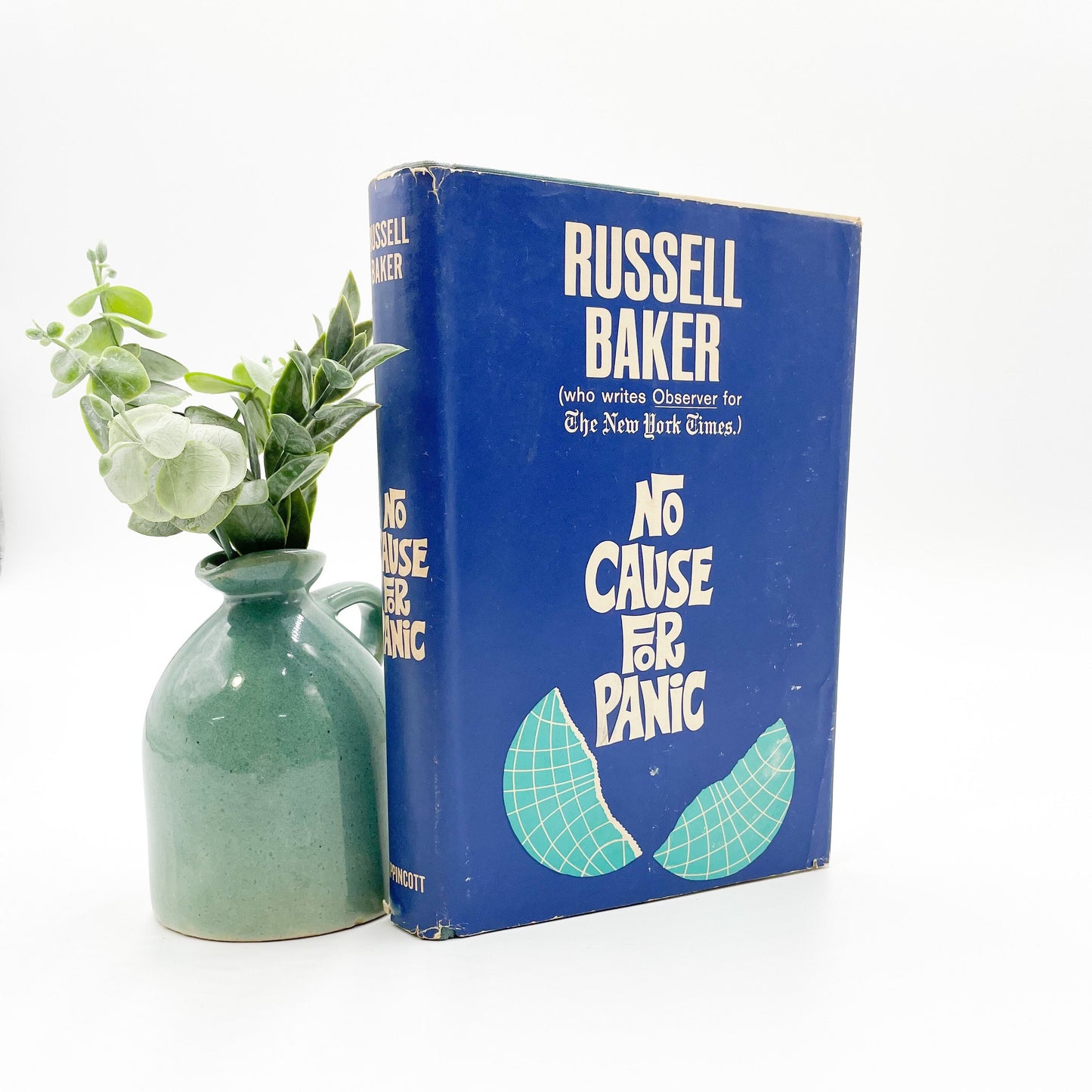 Rare Books, Signed First Edition, No Cause for Panic by Russell Baker