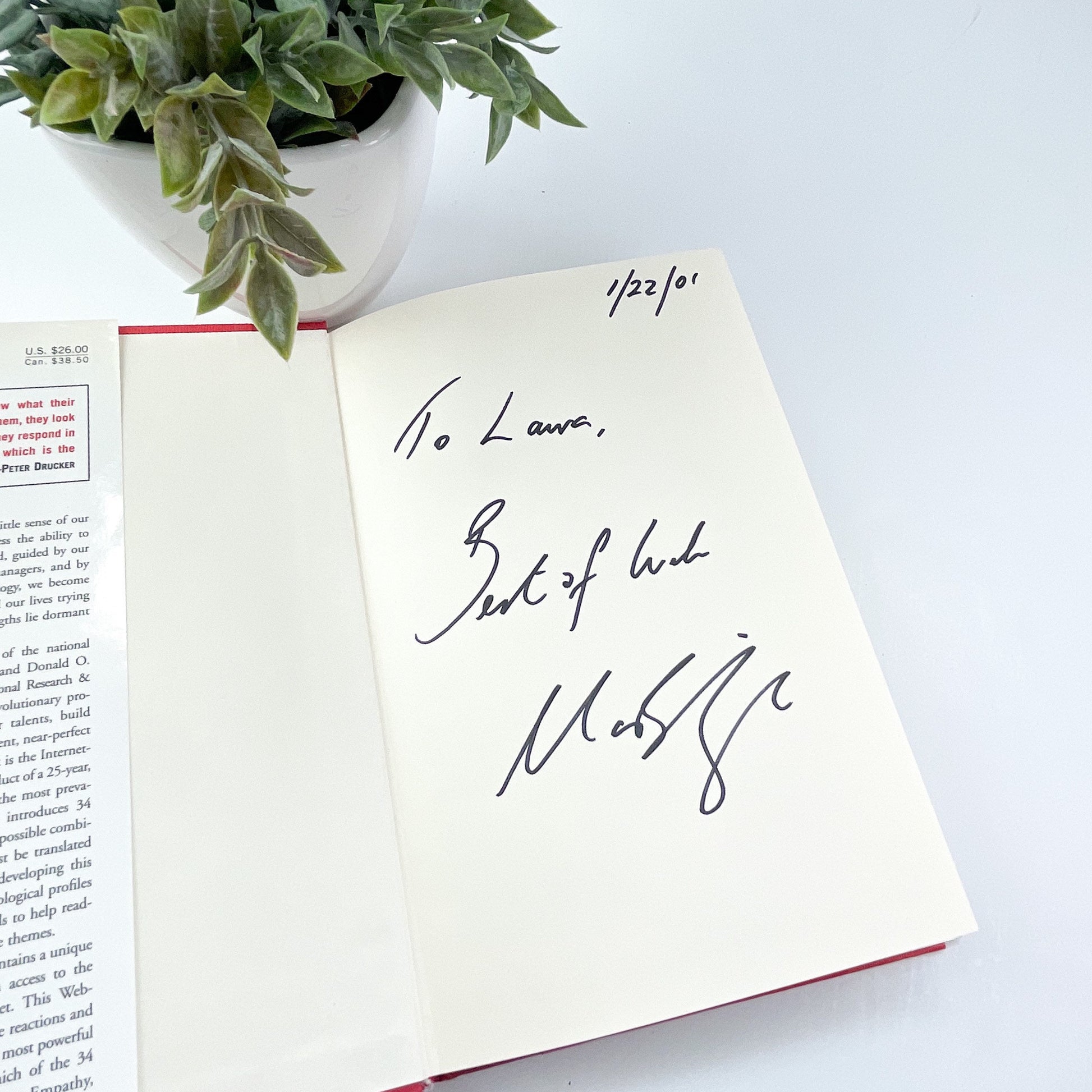 Signed by Author, Now, Discover Your Strengths by Marcus Buckingham and Donald O. Clifton Ph.D.