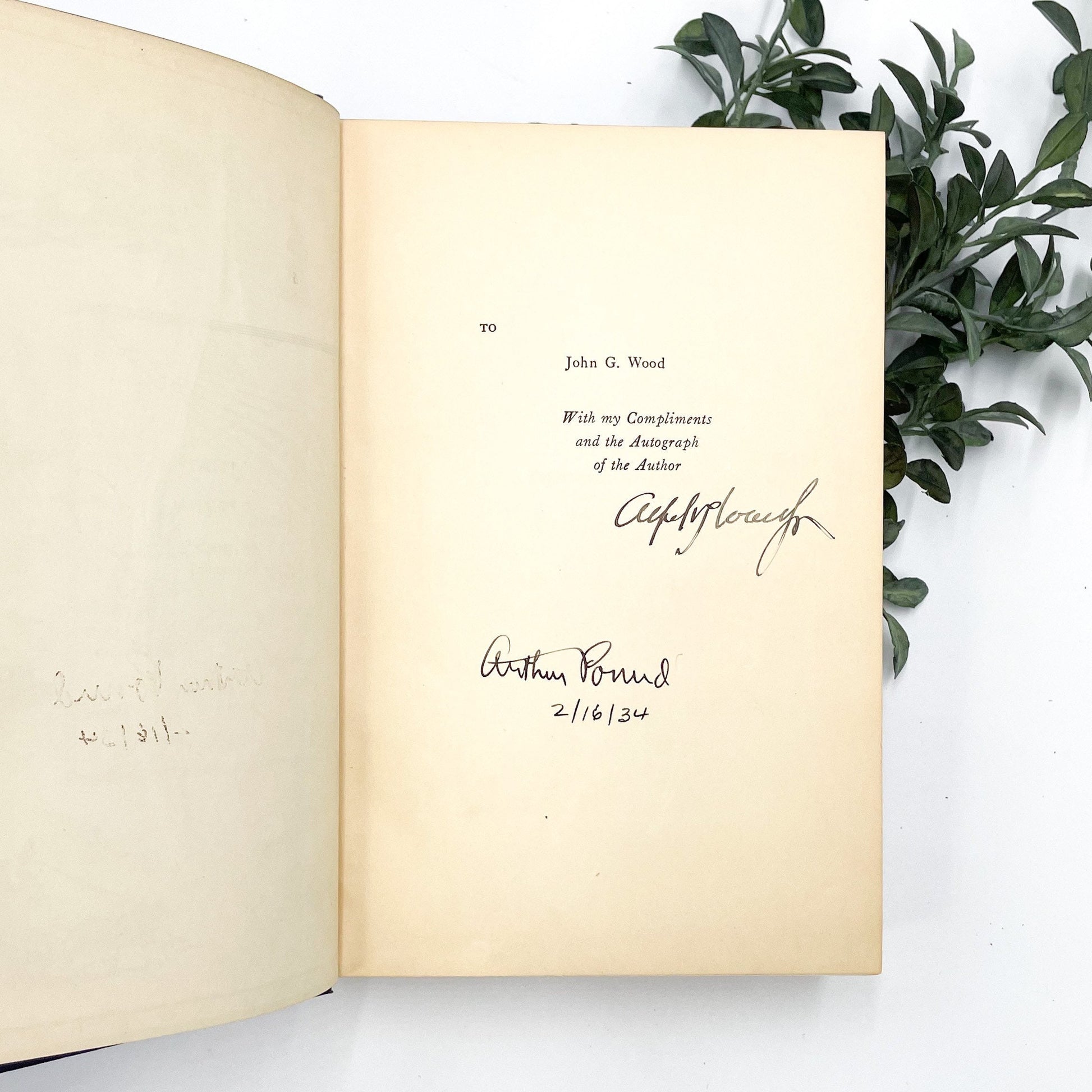 Signed First Edition Book, The Turning Wheel by Arthur Pound
