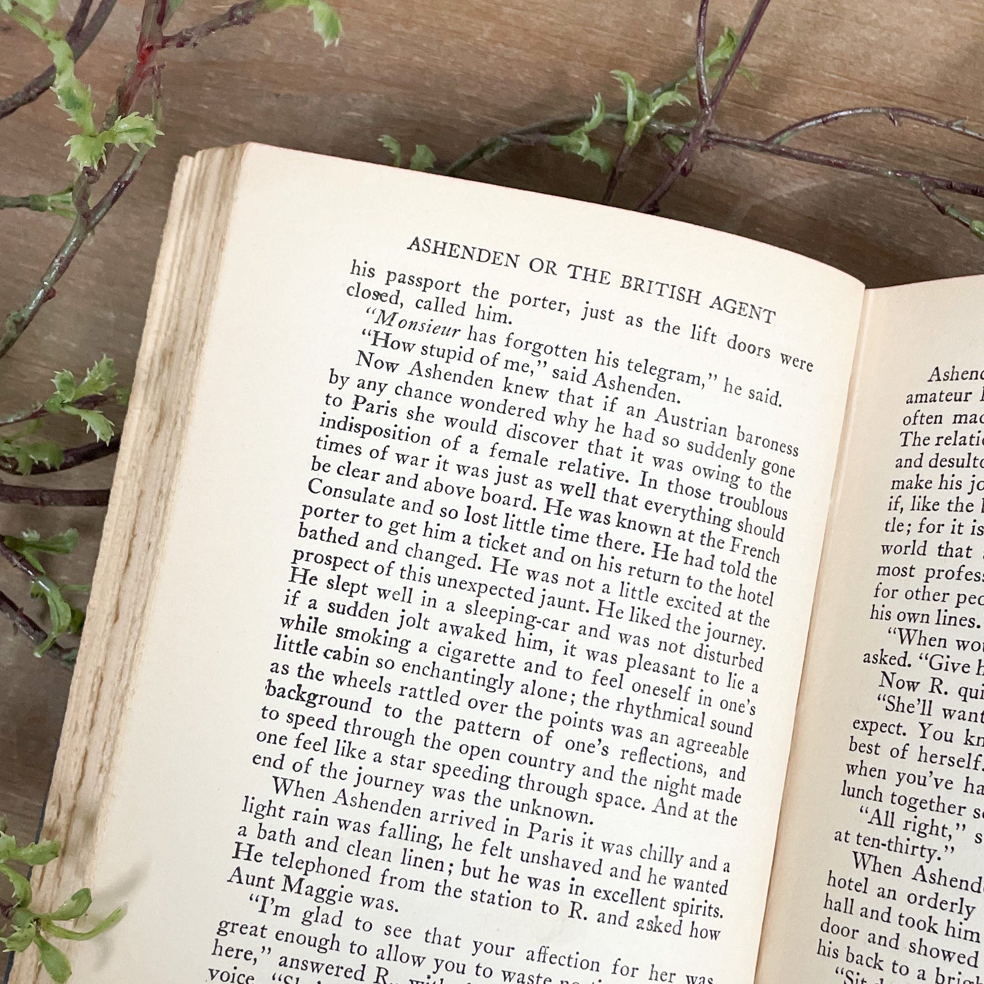 Vintage Maugham Book, Ashenden or the The British Agent by W. Somerset Maugham