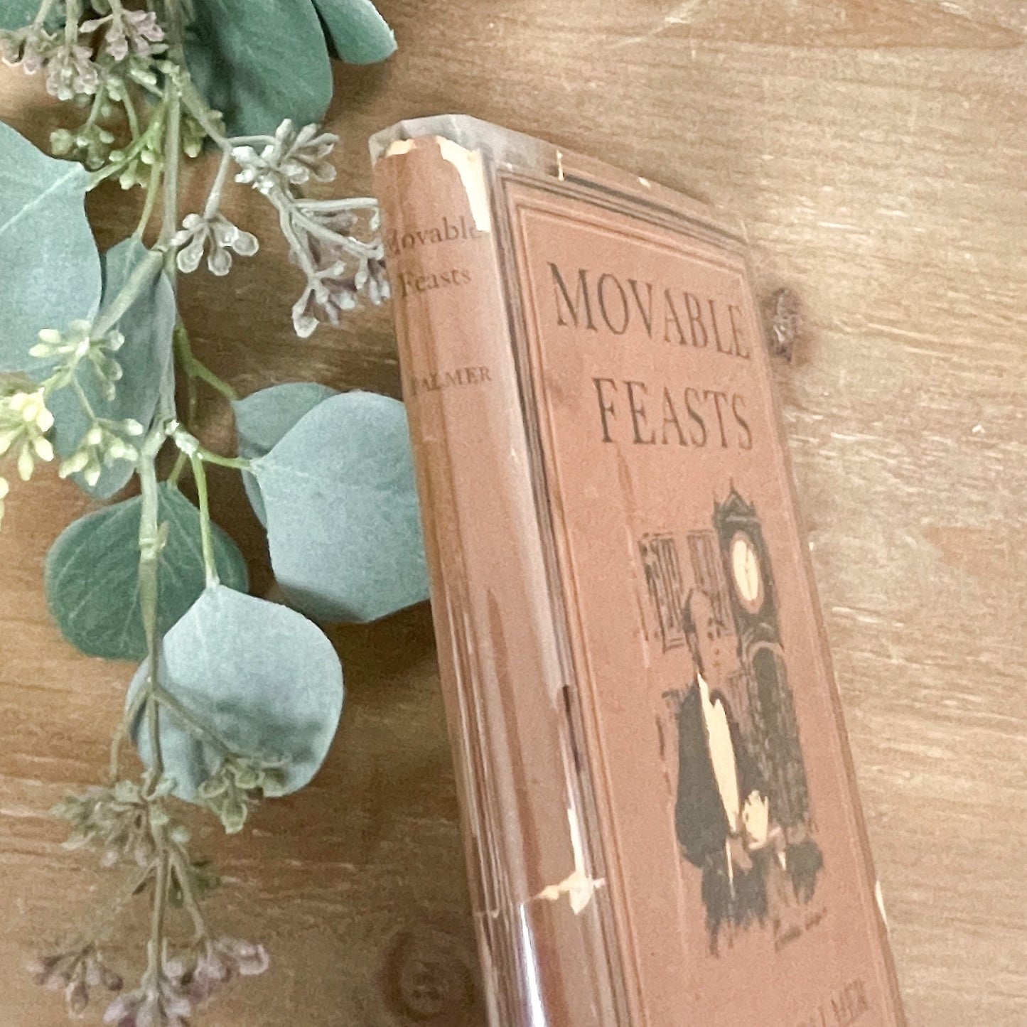Old Book, Book for Collection, Book for Decor, Movable Feasts by Arnold Palmer