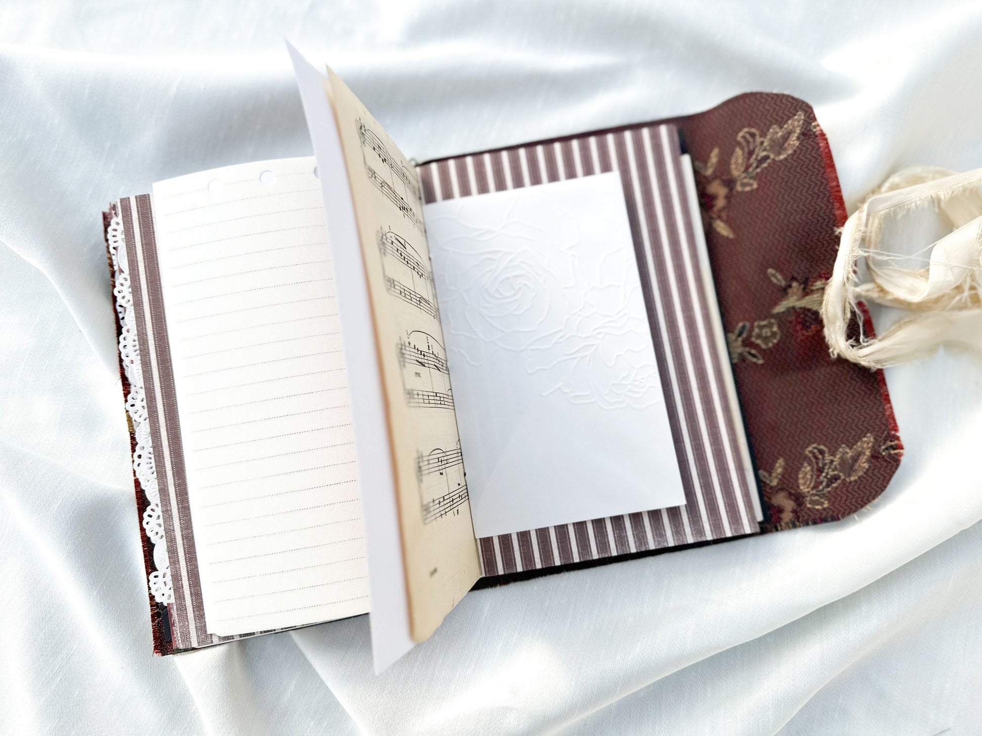 Journal, Handmade Junk Journal, Naked Journal ready to be embellished, Vintage Journal