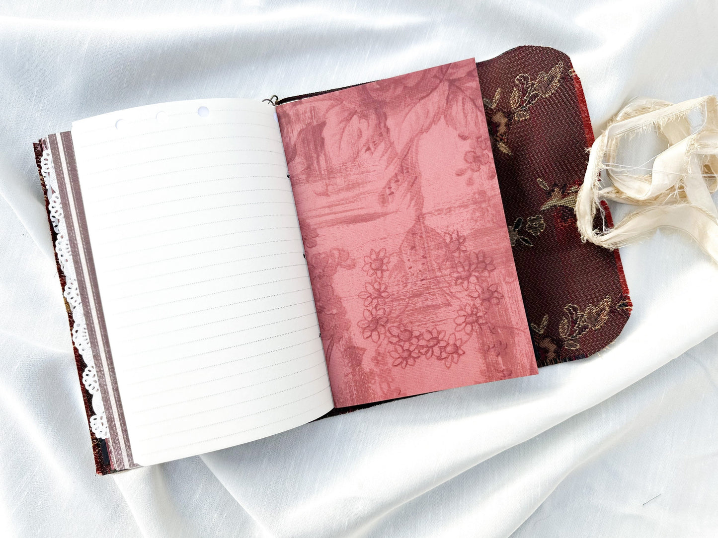 Journal, Handmade Junk Journal, Naked Journal ready to be embellished, Vintage Journal