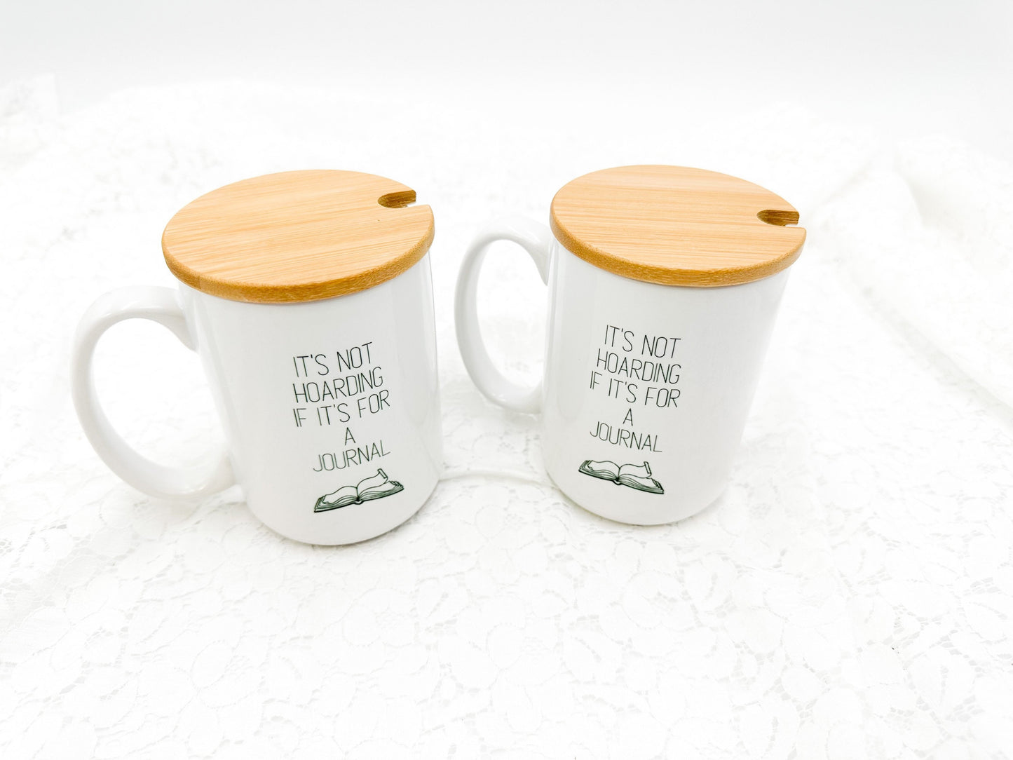 Junk Journal Mug, Christmas Gift Idea, Coffee Mug, Journaling Gift Idea