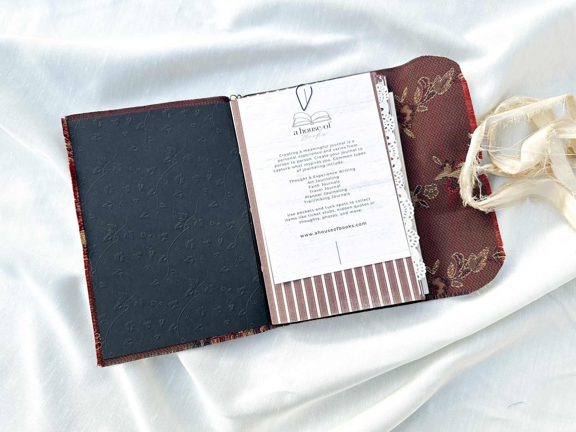 Journal, Handmade Junk Journal, Naked Journal ready to be embellished, Vintage Journal