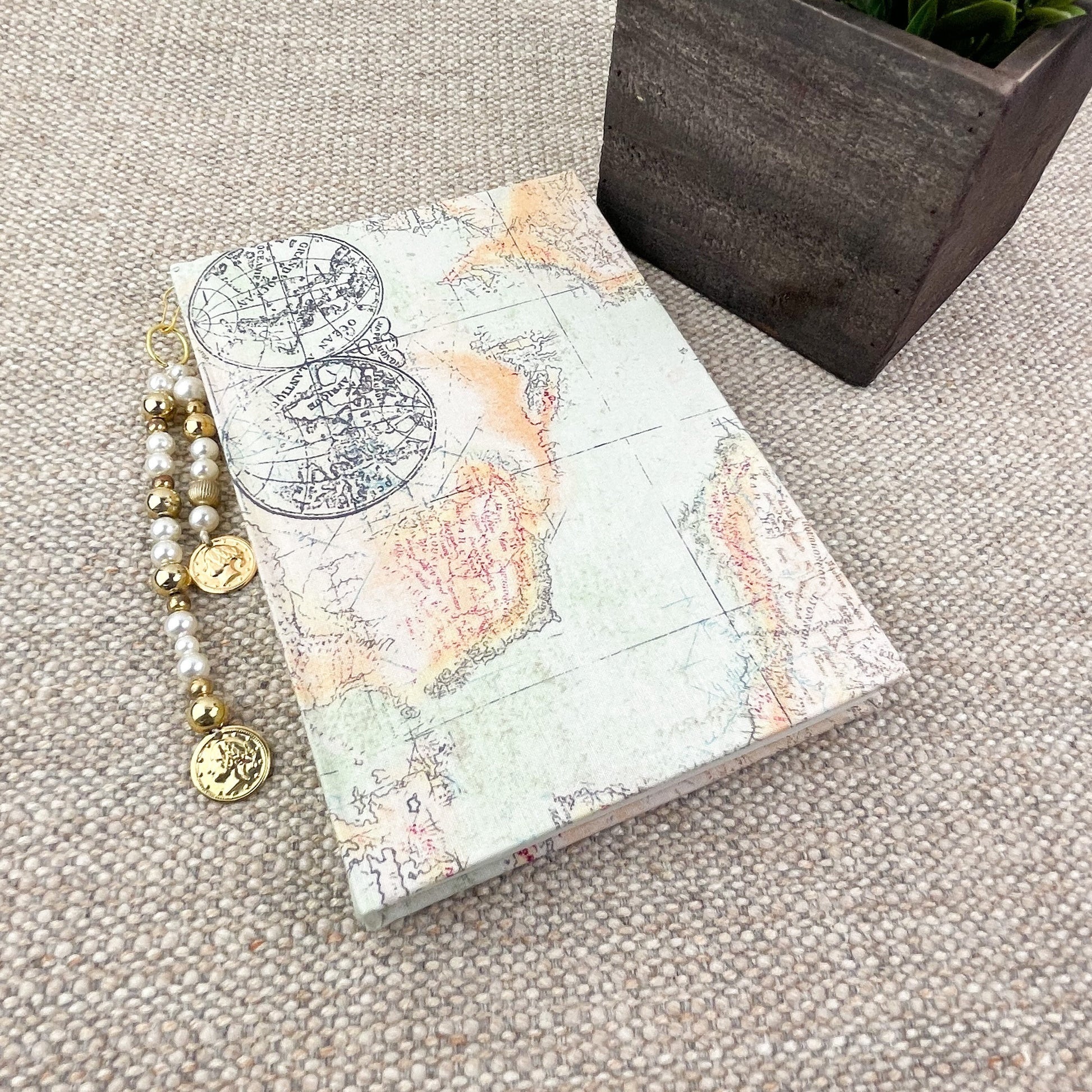 Blank Unlined Fabric Covered Journal