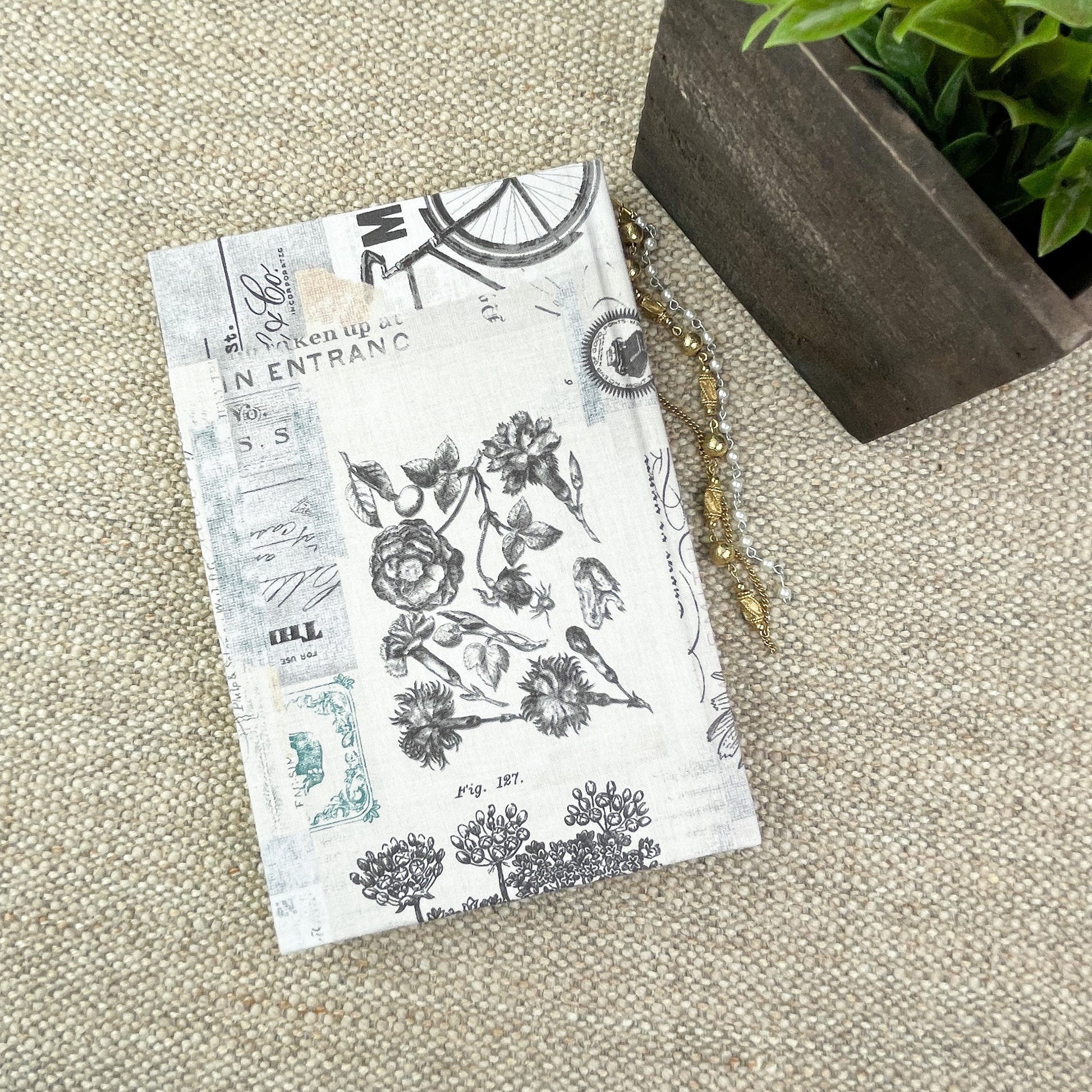 Blank Unlined Fabric Covered Journal