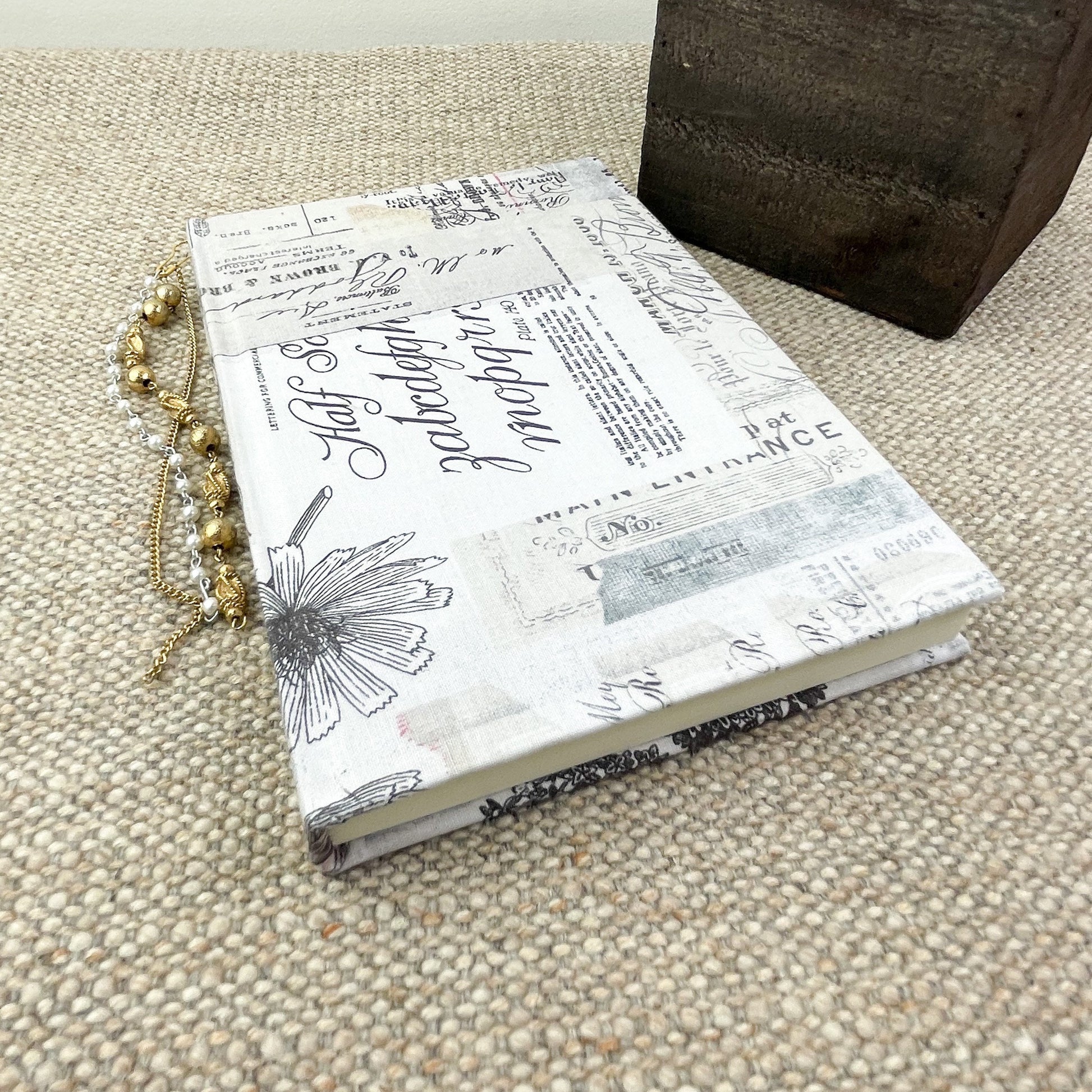 Blank Unlined Fabric Covered Journal