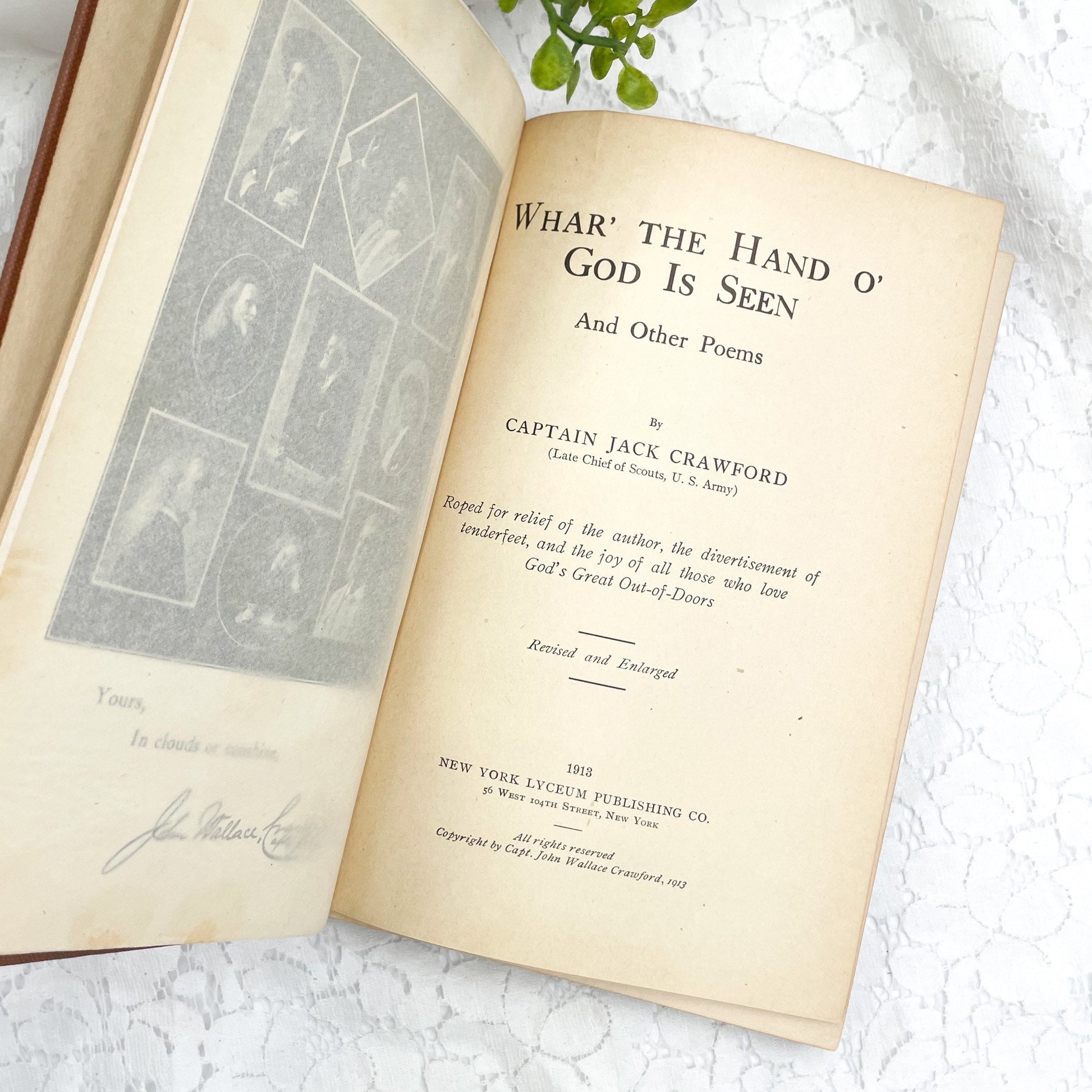 Whar the Hand O' God is Seen and Other Poems by Captain Jack Crawford