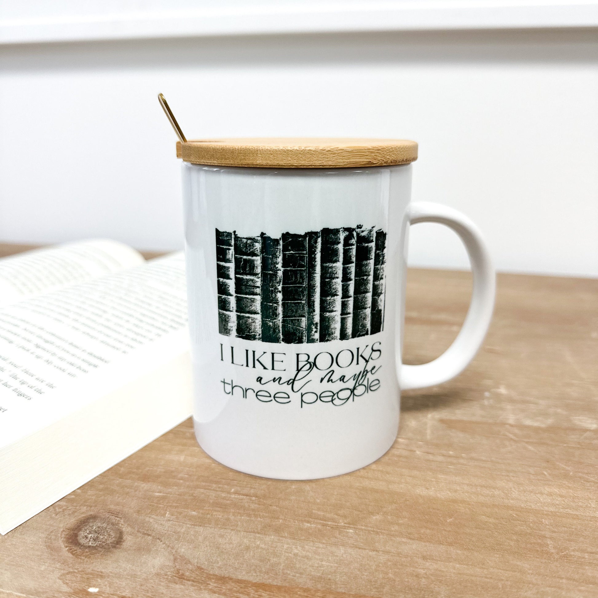 Funny Book Mug with Handle, Coffee Mug, Book Lover Gift