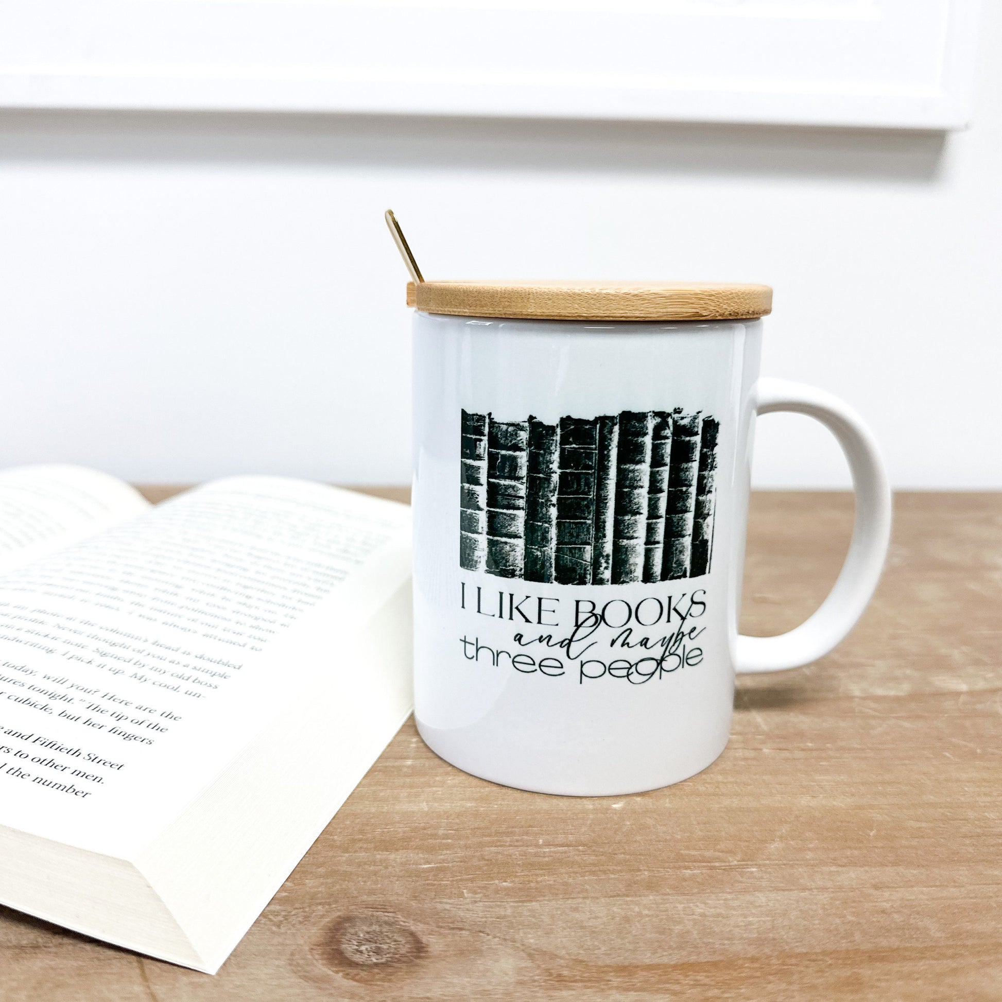 Funny Book Mug with Handle, Coffee Mug, Book Lover Gift