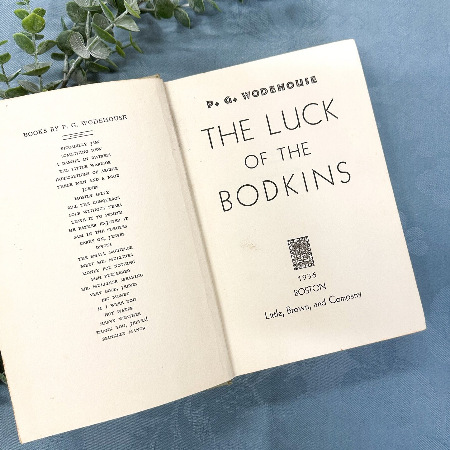 The Luck of the Bodkins by P.G. Wodehouse