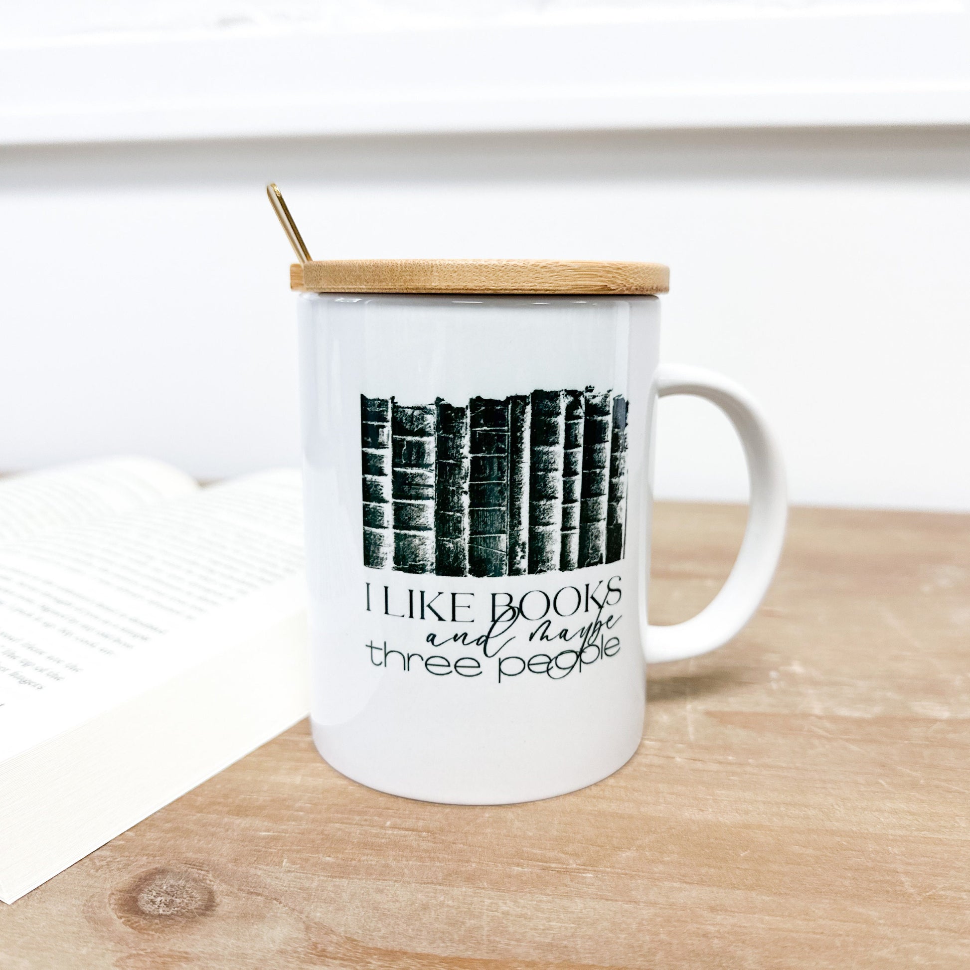 Funny Book Mug with Handle, Coffee Mug, Book Lover Gift