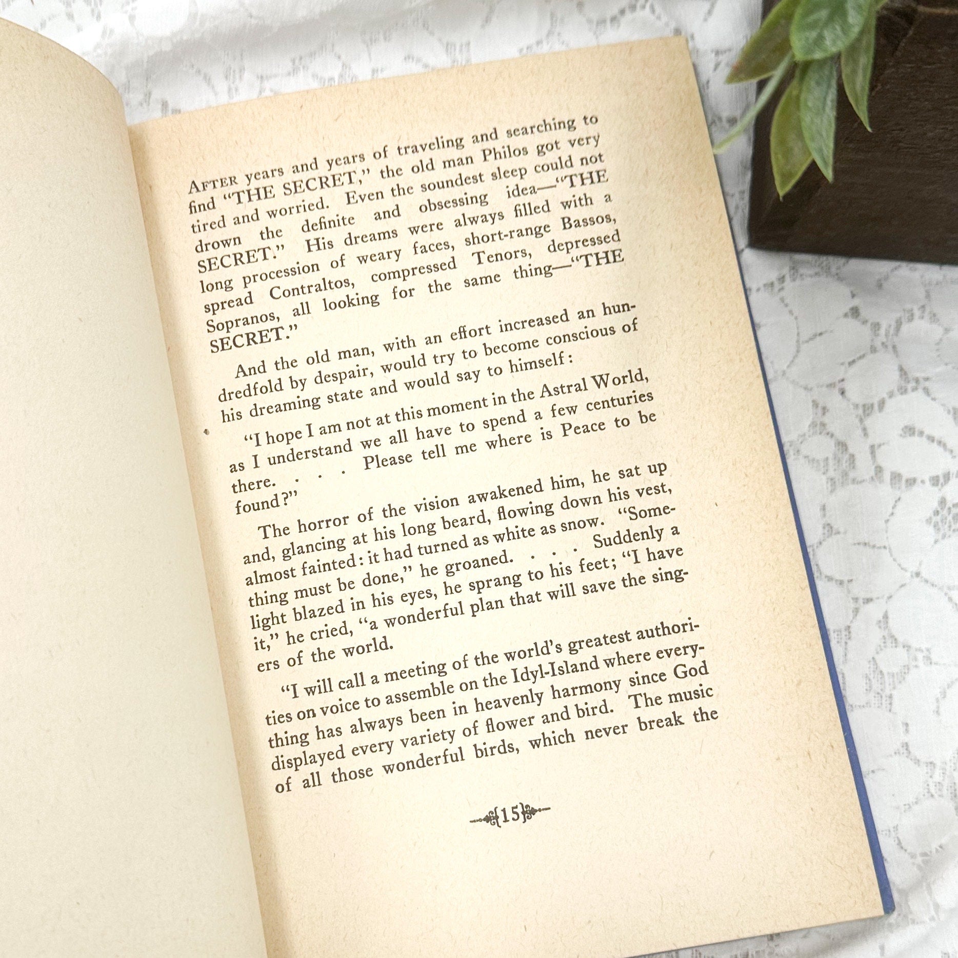 The Secret by Charles Lagourgue, Signed by Author