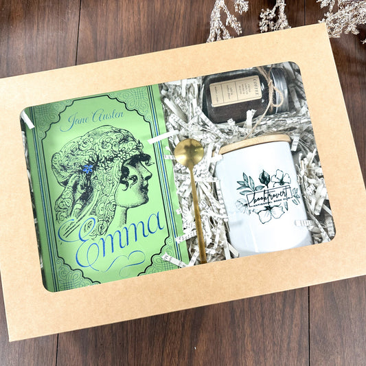 Classic Book Gift Box, Book Gift Idea, Book Lover, Christmas Gift, Emma by Jane Austen