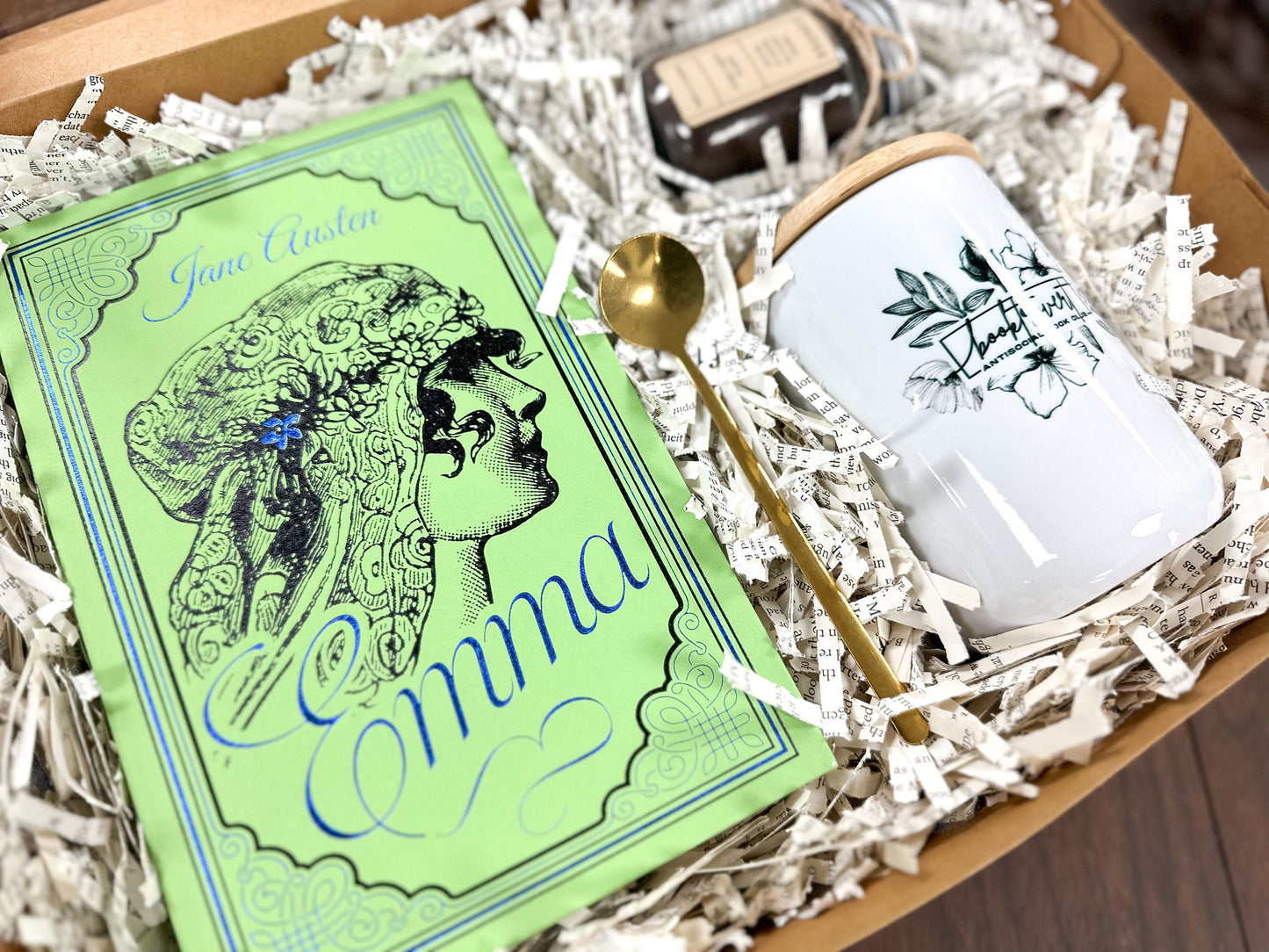 Classic Book Gift Box, Book Gift Idea, Book Lover, Christmas Gift, Emma by Jane Austen