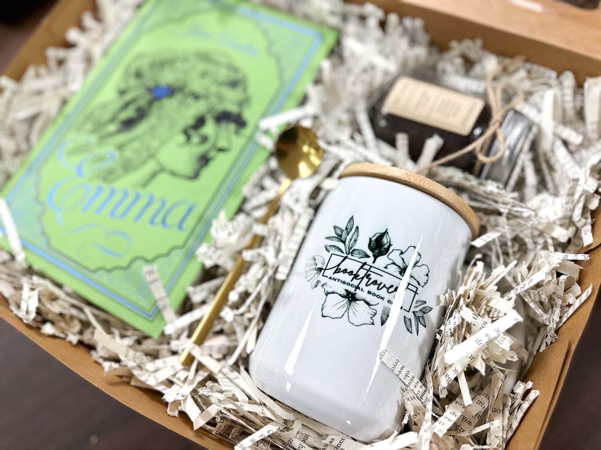 Classic Book Gift Box, Book Gift Idea, Book Lover, Christmas Gift, Emma by Jane Austen